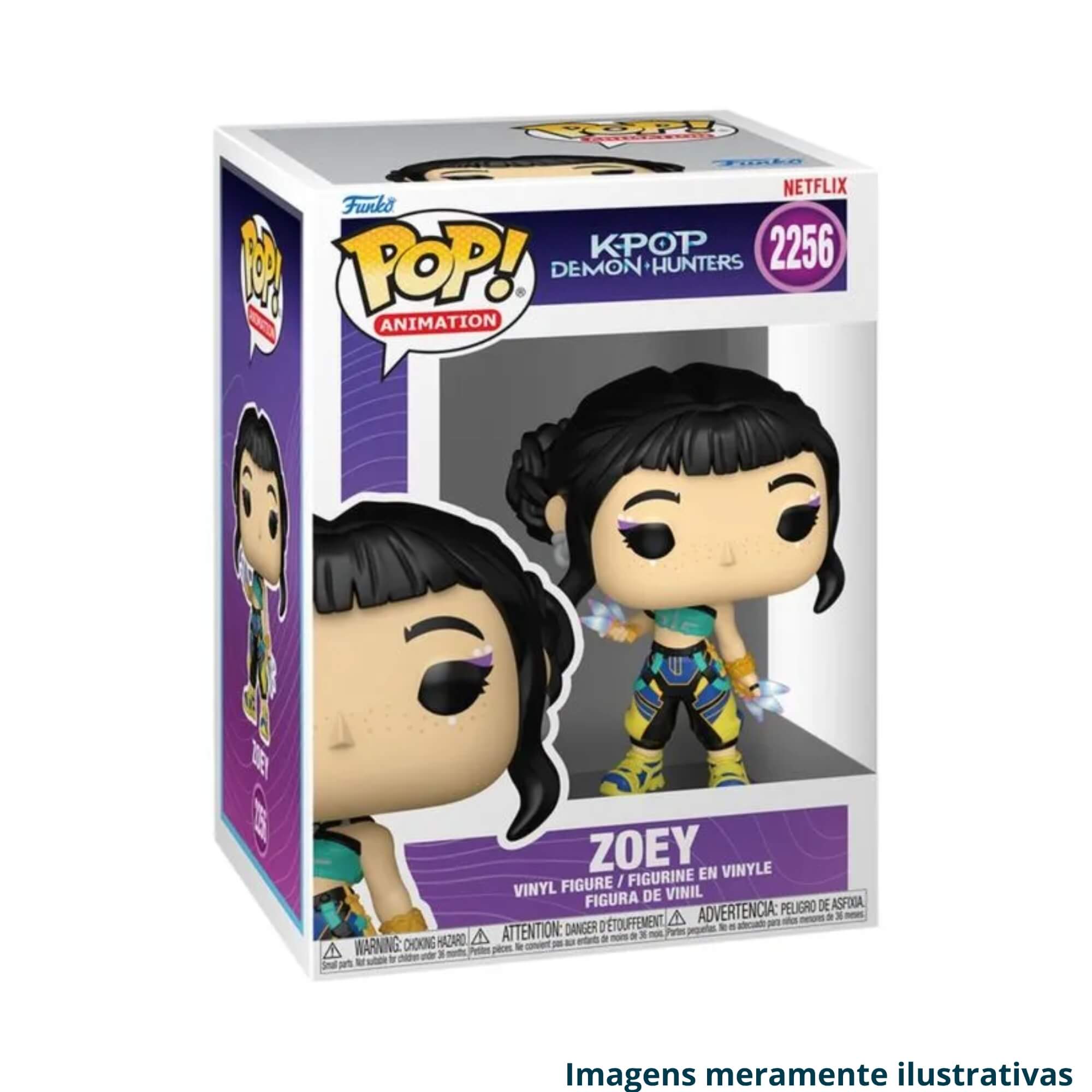 Boneco Colecionável Funko Pop! Guerreiras do K-Pop Zoey Candide  12912
