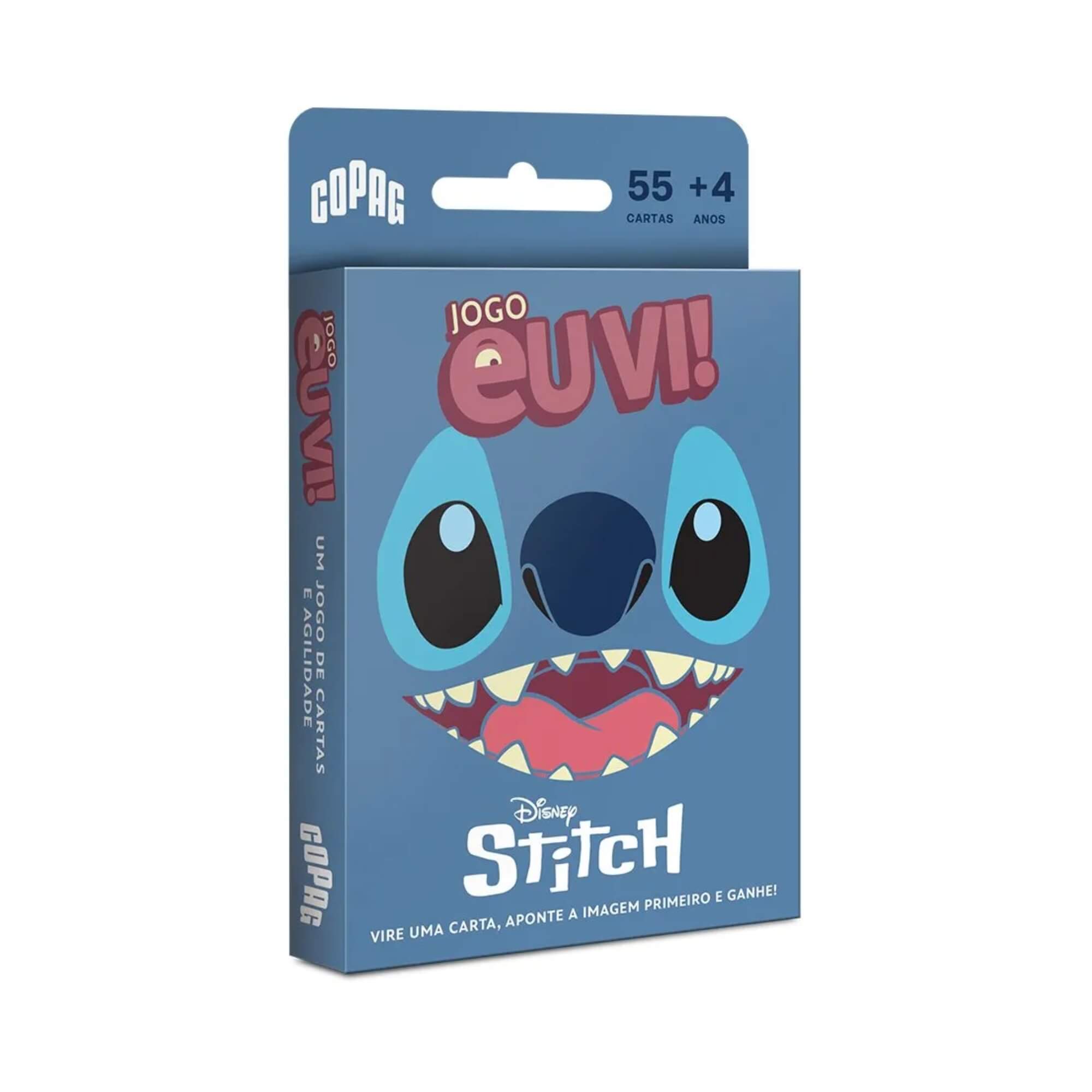 COMP Jogo de Cartas Eu Vi! Stitch + Pelúcia Stitch 30cm