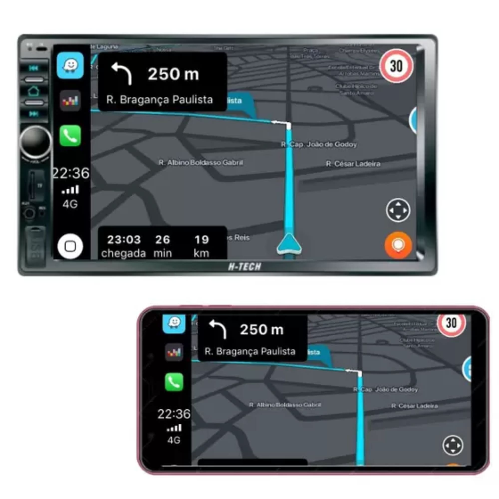 COMP Central Multimídia Gol Voyage Saveiro 2013 2014 2015 2016 MP5/USB/BT/Android/IOS