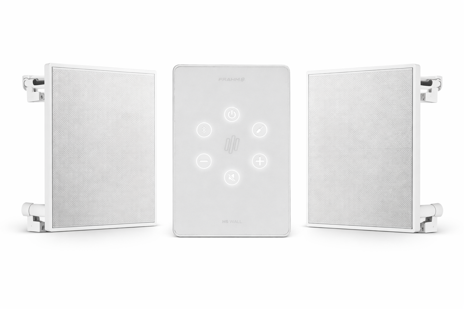 COMP Kit Som Ambiente para Cozinha até 30m² com Amplificador Hs Wall + 2 arandelas 70W