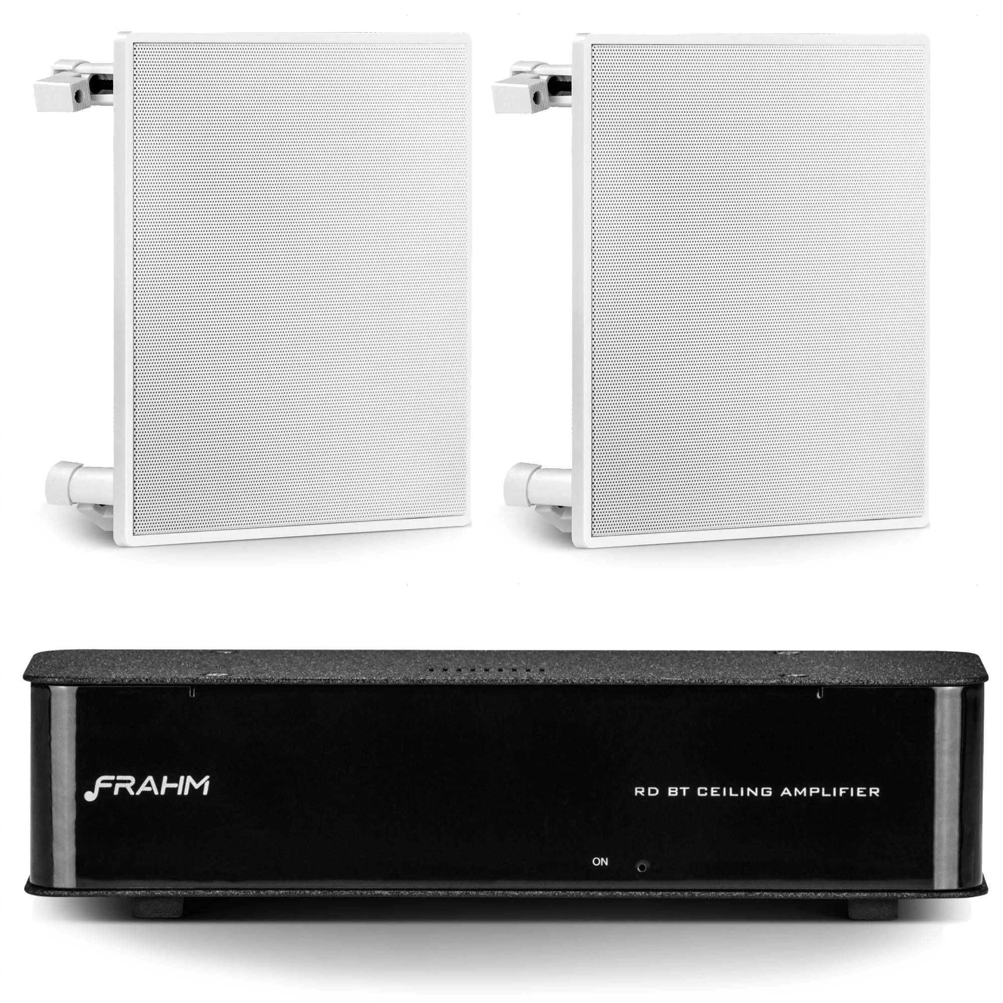 COMP Kit Amplificador Receiver para Som Ambiente RD BT 5.0 + 2 Arandelas Solução para Lavabo - FRAHM
