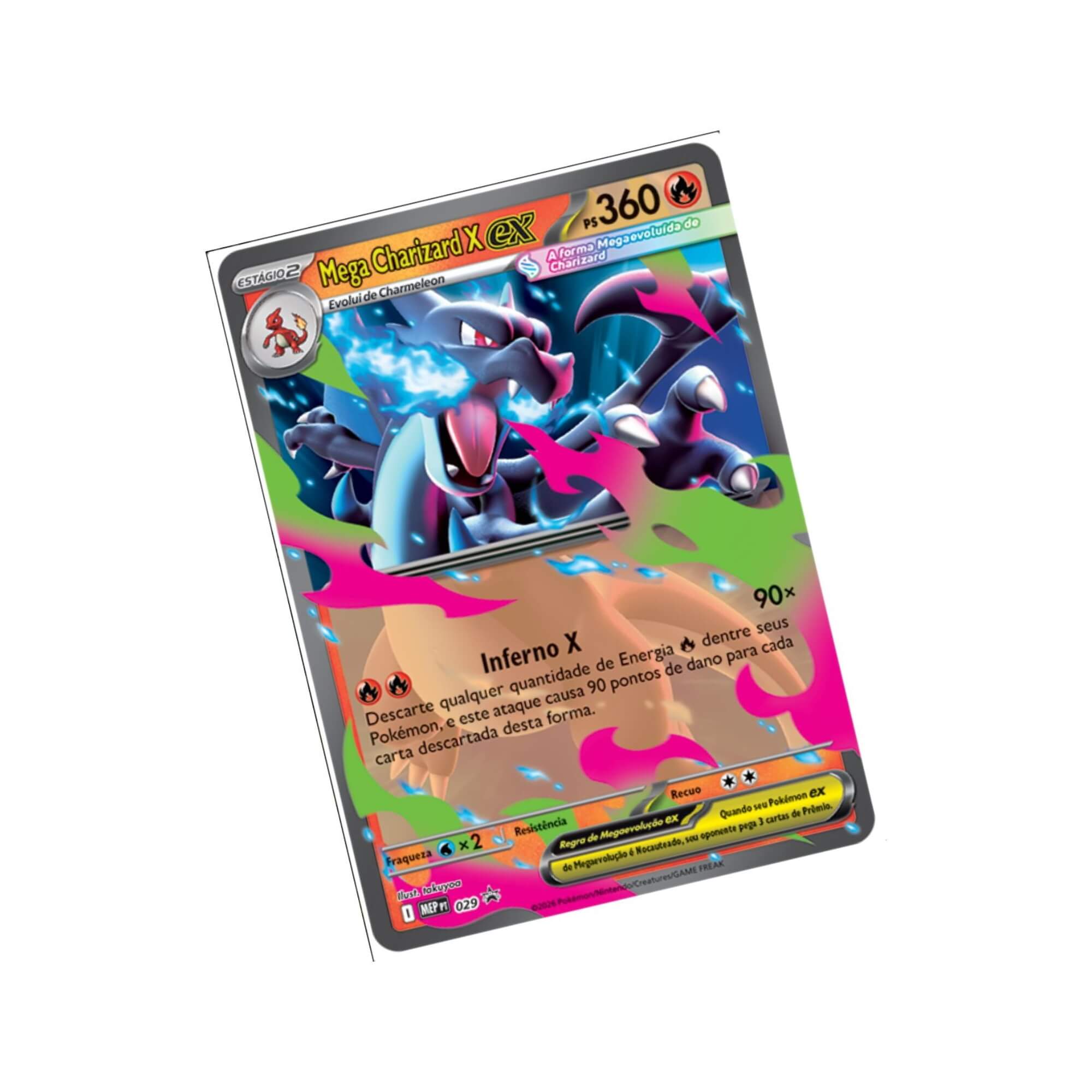 Par de Boxes Pokémon Coleção Mega Charizard X e Y Certificado FSC Copag - 36436