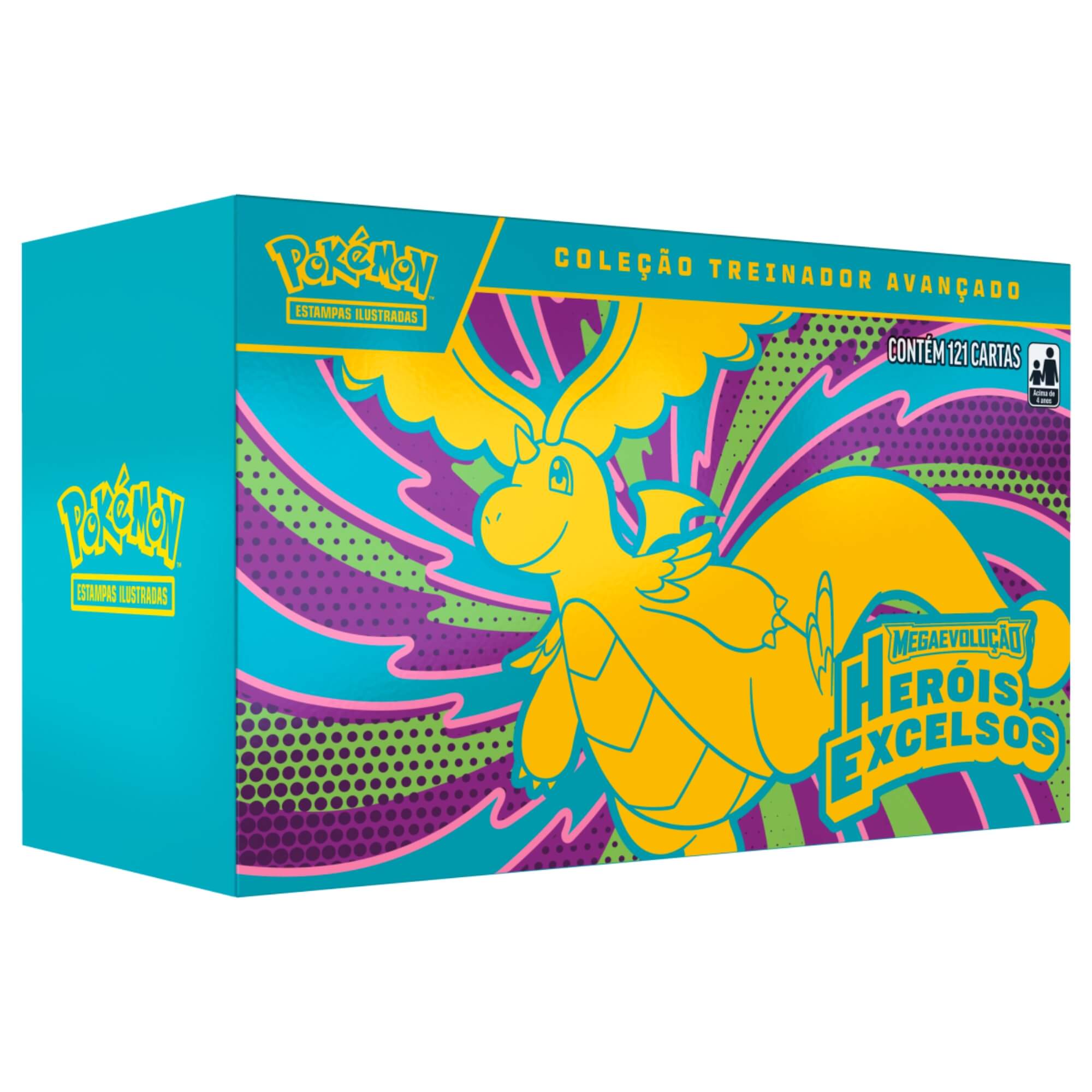 Box Pokémon Treinador Avançado de Megaevolução Me02.5 Heróis Excelsos Copag - 36444
