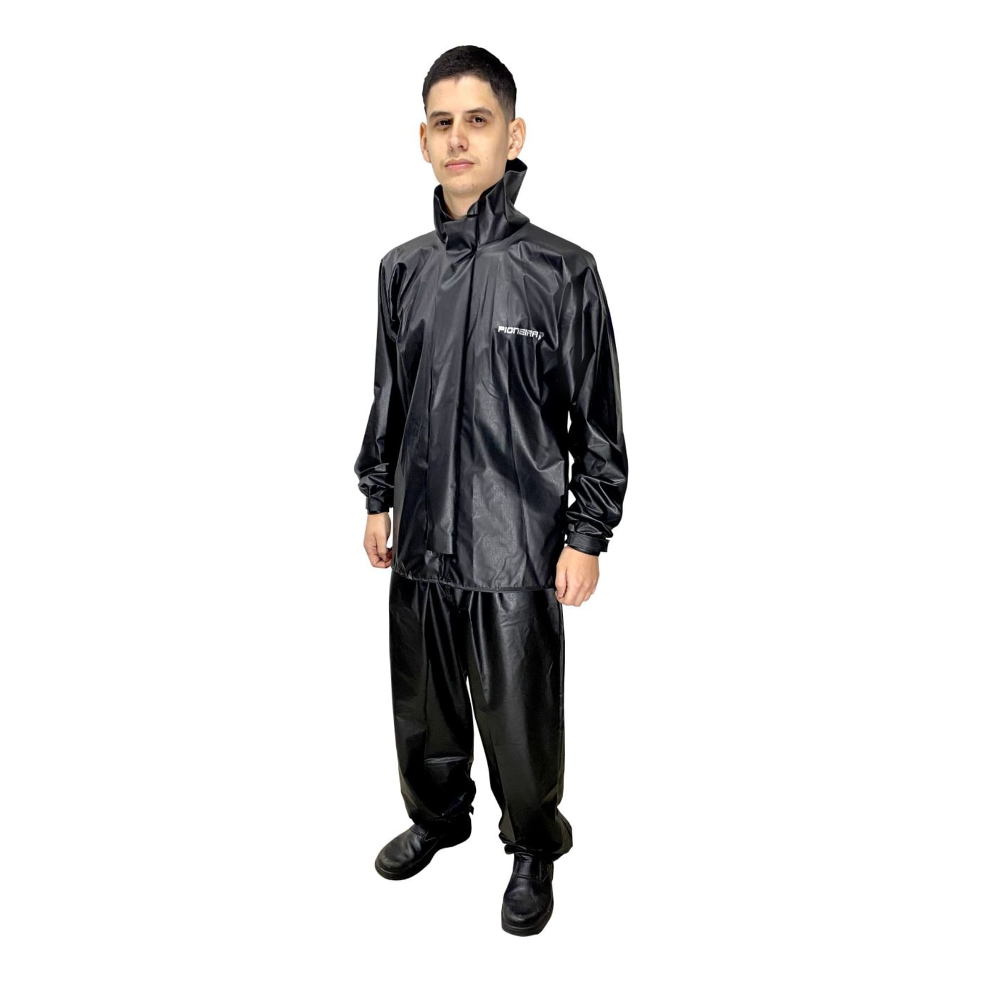 COMP Capacete Aberto Coquinho Scooter Moto Elétrica + Capa de Chuva Tam G Masculino