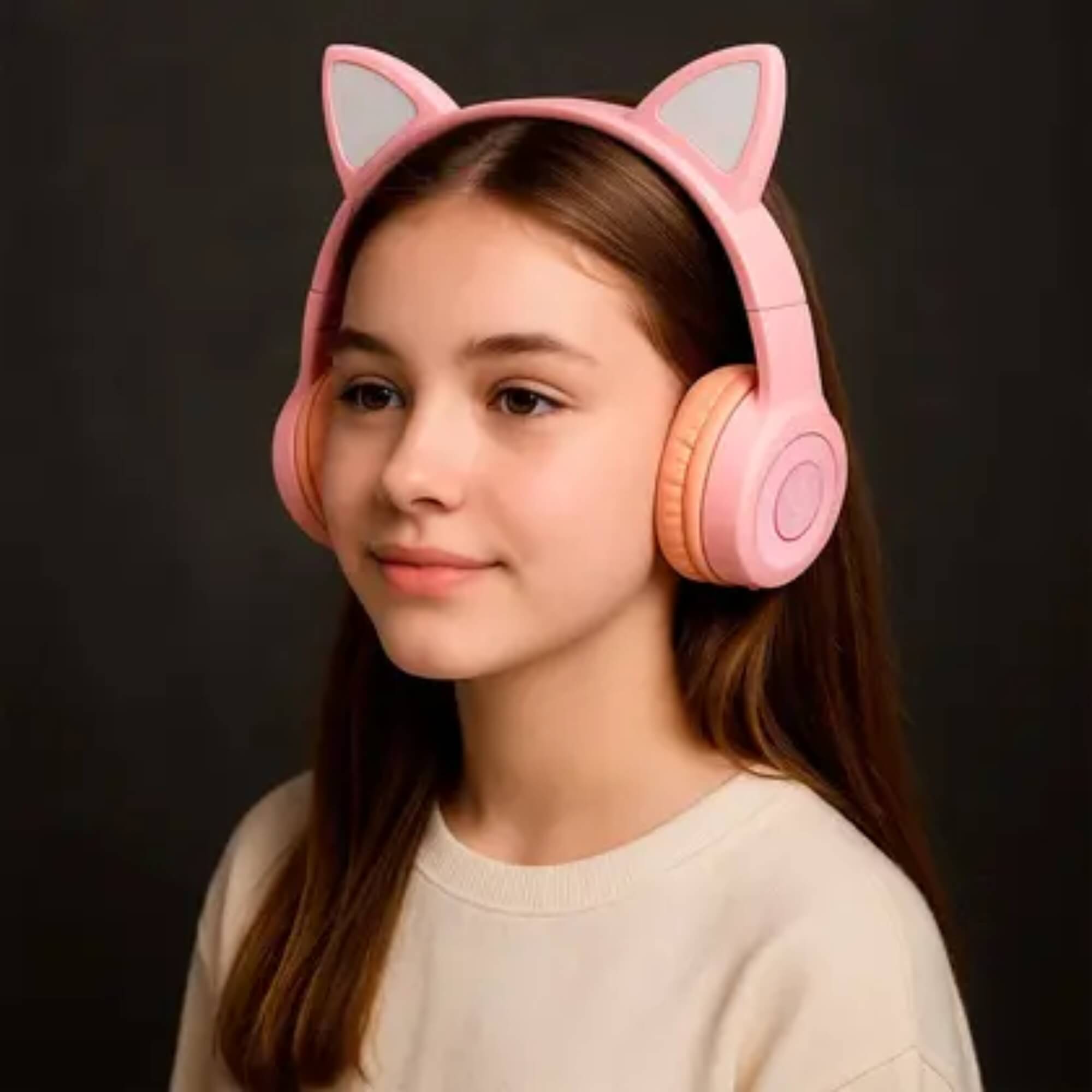COMP Cat Fone Bluetooth Dobrável c/ Microfone Cor Sortida + Caneca Hello Kitty 350ml