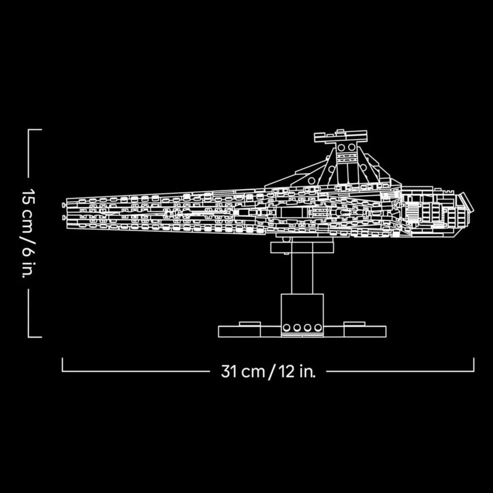 LEGO Star Wars - Cruzador de Ataque Classe Venator c/ 643 Peças - 4111175441