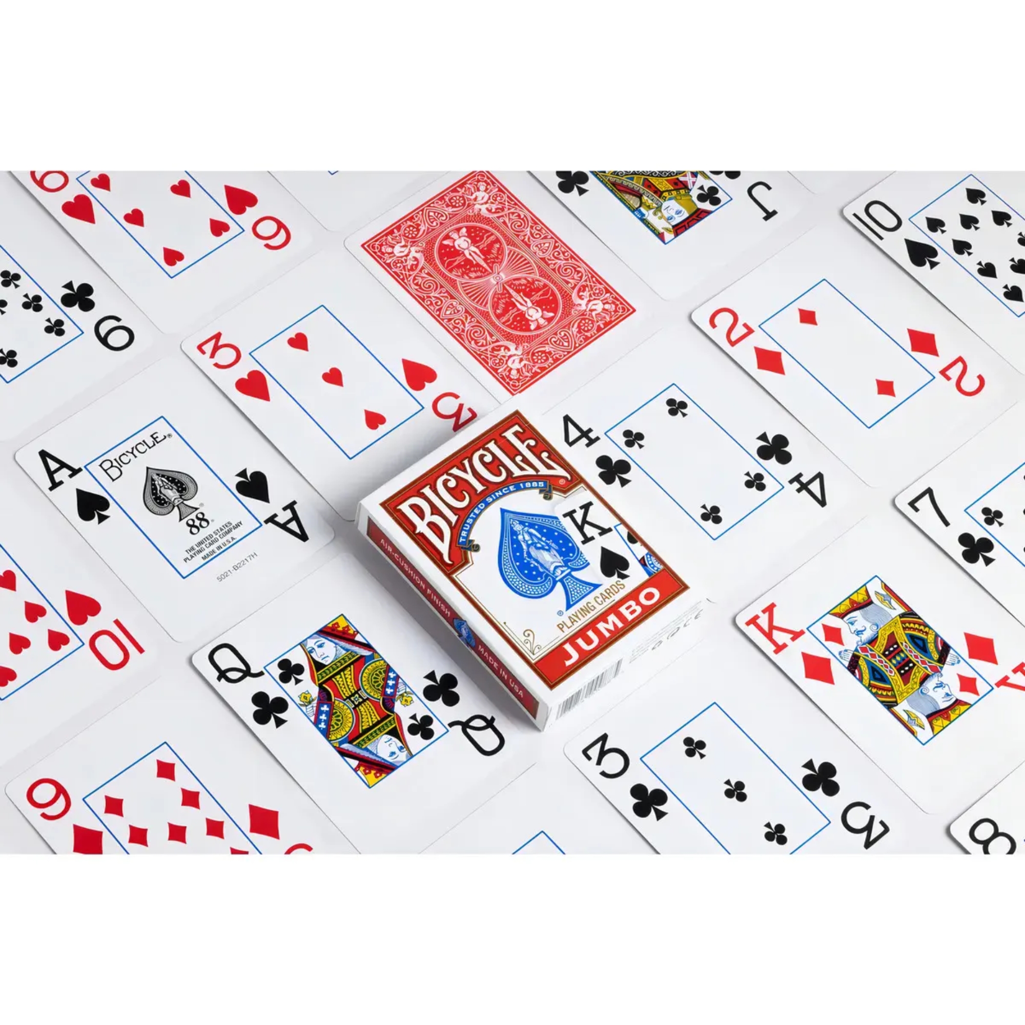 Baralho Bicycle Jumbo Index com 52 Cartas + 2 Curingas - Sortido e Unitário Copag - 83546