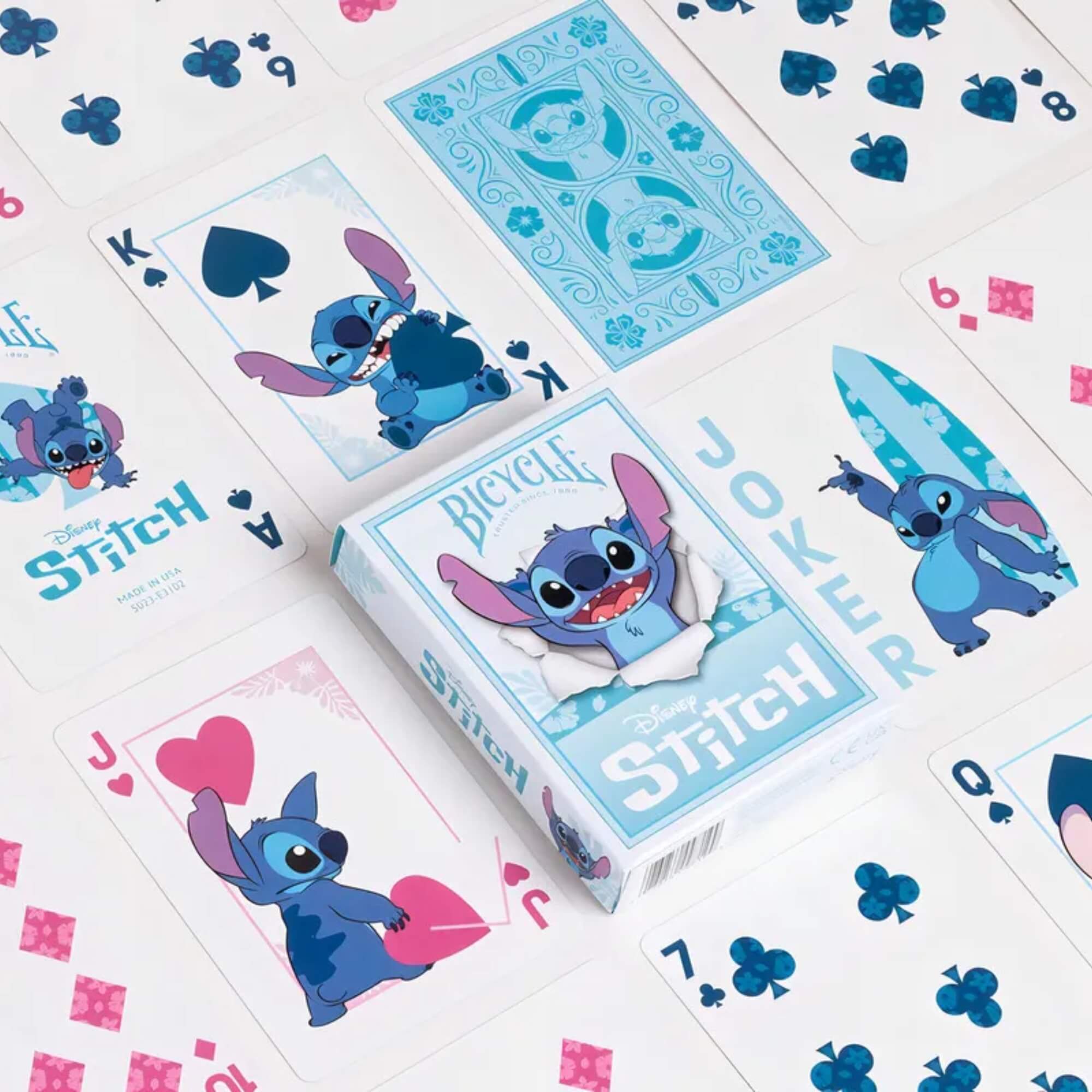 Cartas de Baralho Bicycle Disney Stitch Copag - 83569