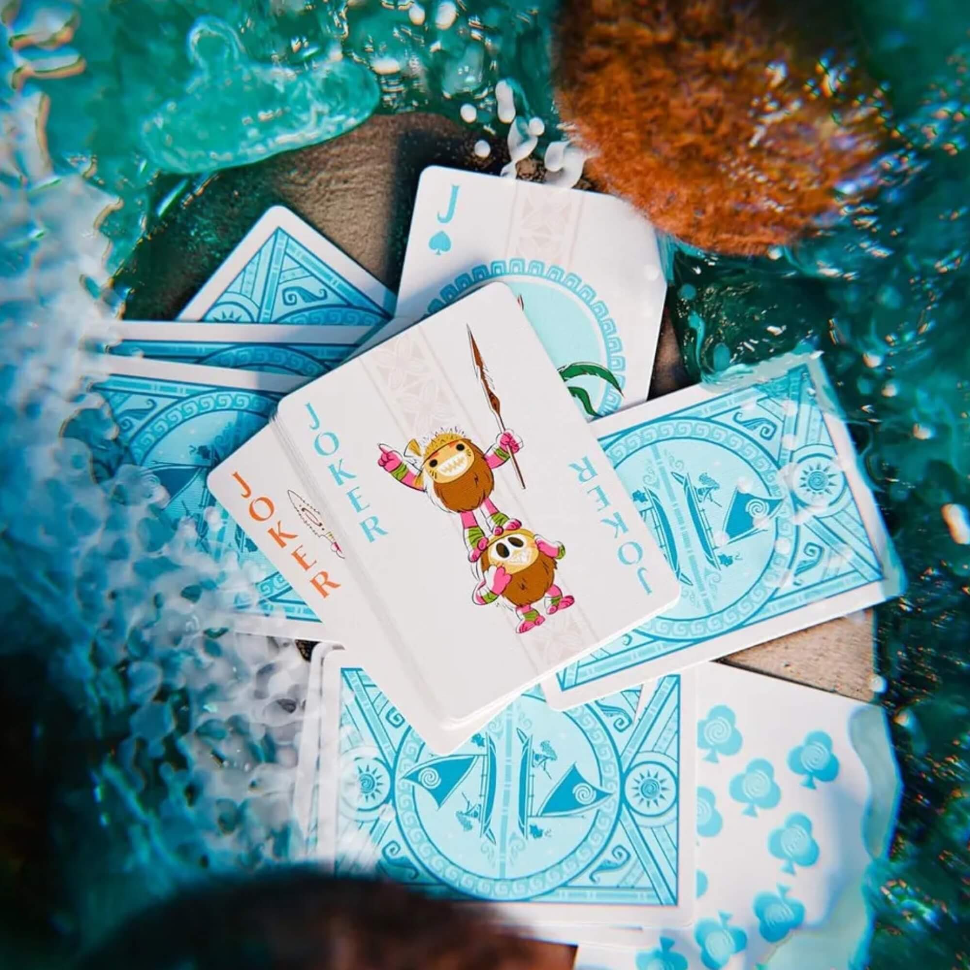Cartas de Baralho Bicycle Moana com 52 cartas + 2 curingas Copag - 83581