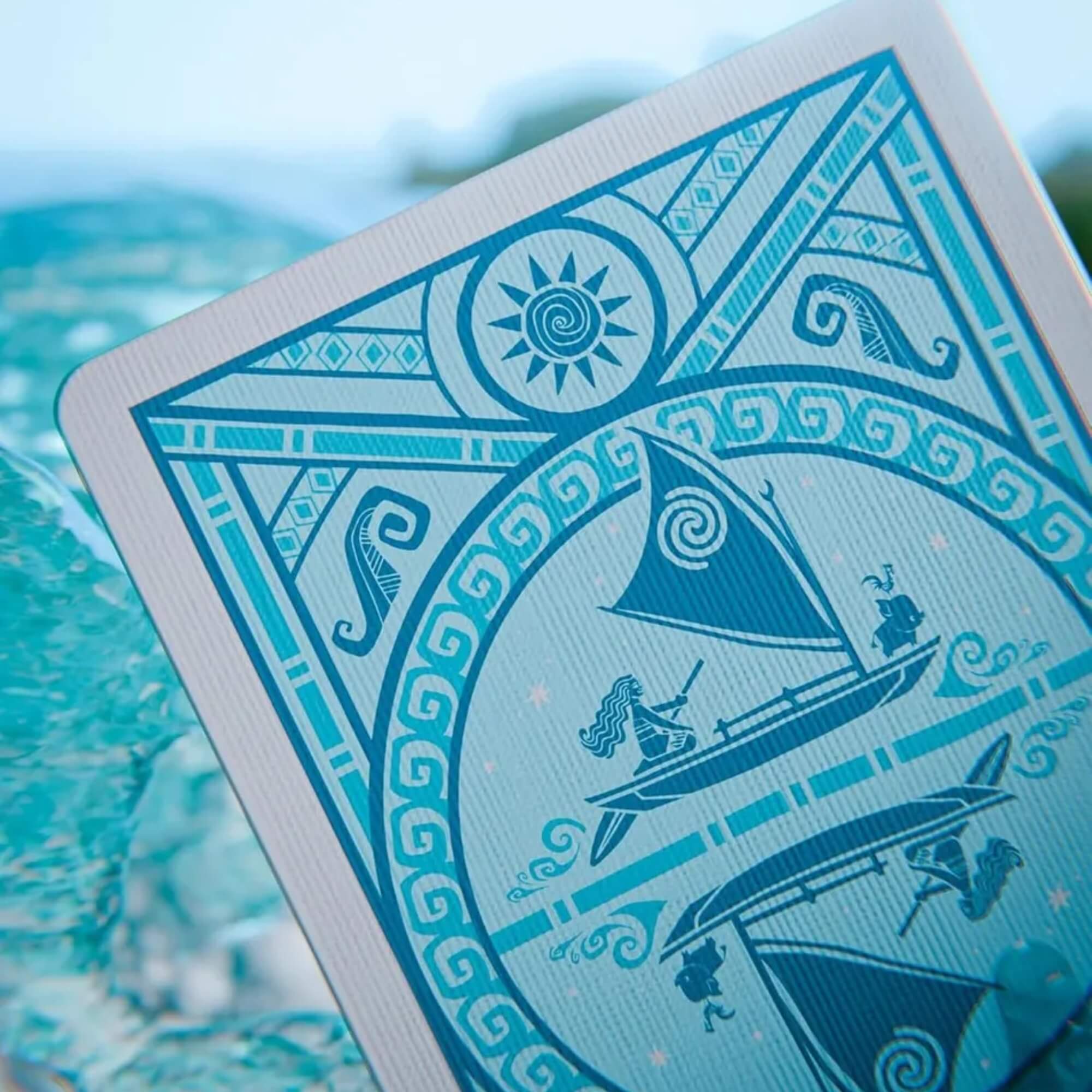 Cartas de Baralho Bicycle Moana com 52 cartas + 2 curingas Copag - 83581