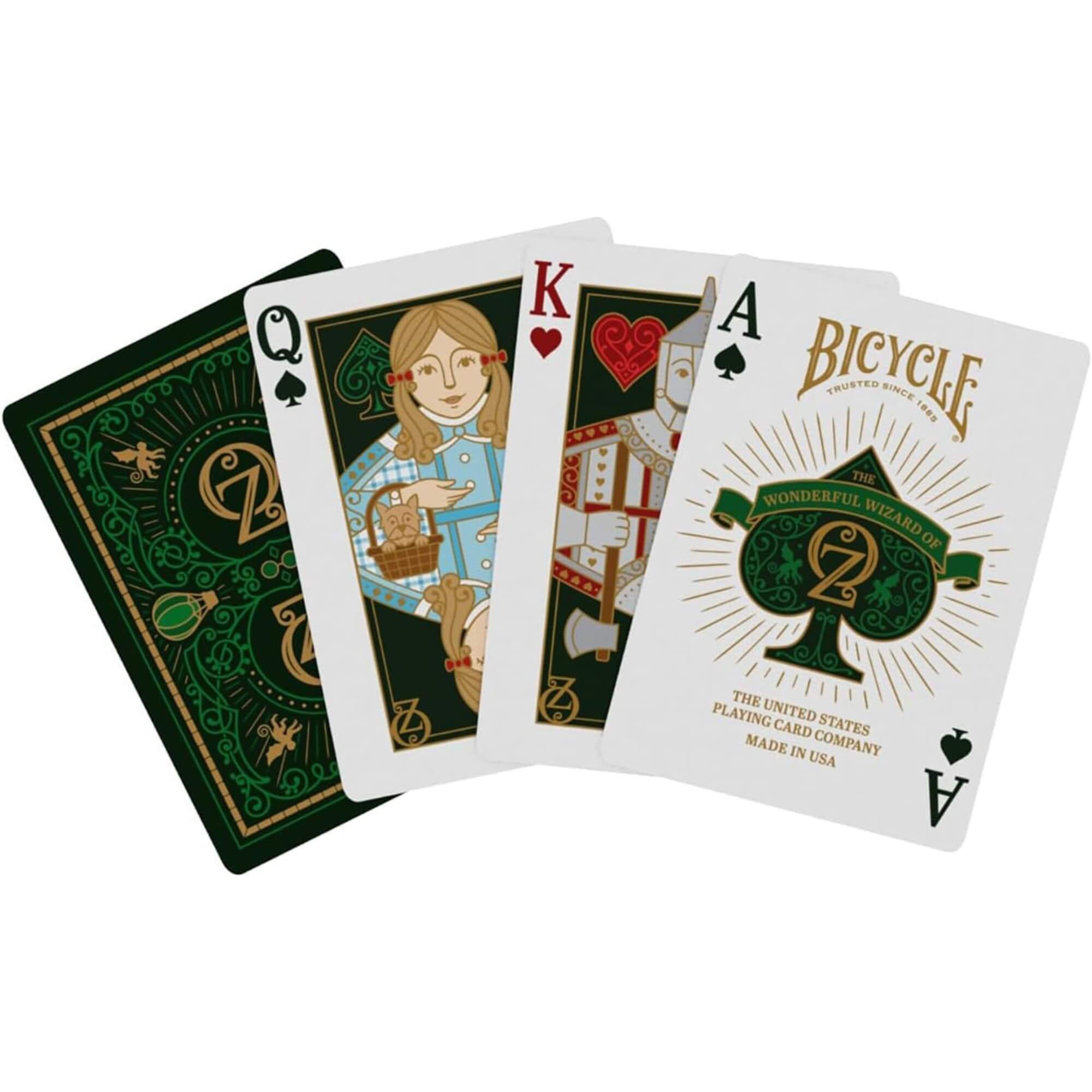 Cartas de Baralho Mágico de Oz Bicycle Wizard of Oz Inspired 1 Copag - 83585