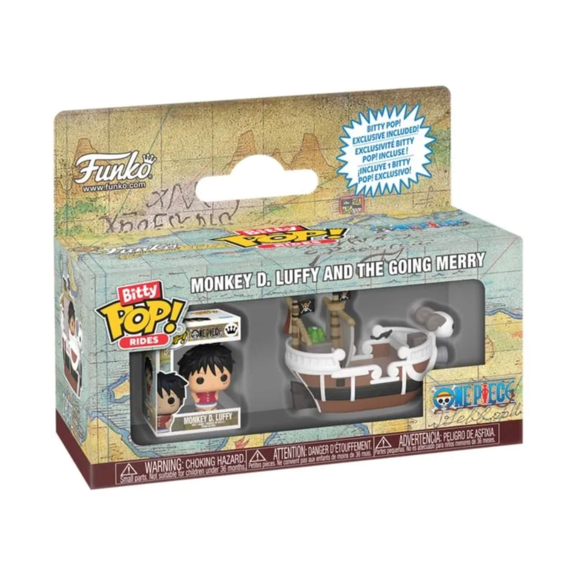 Bitty Pop! Rides One Piece - Monkey D. Luffy e Going Merry Candide - 12645