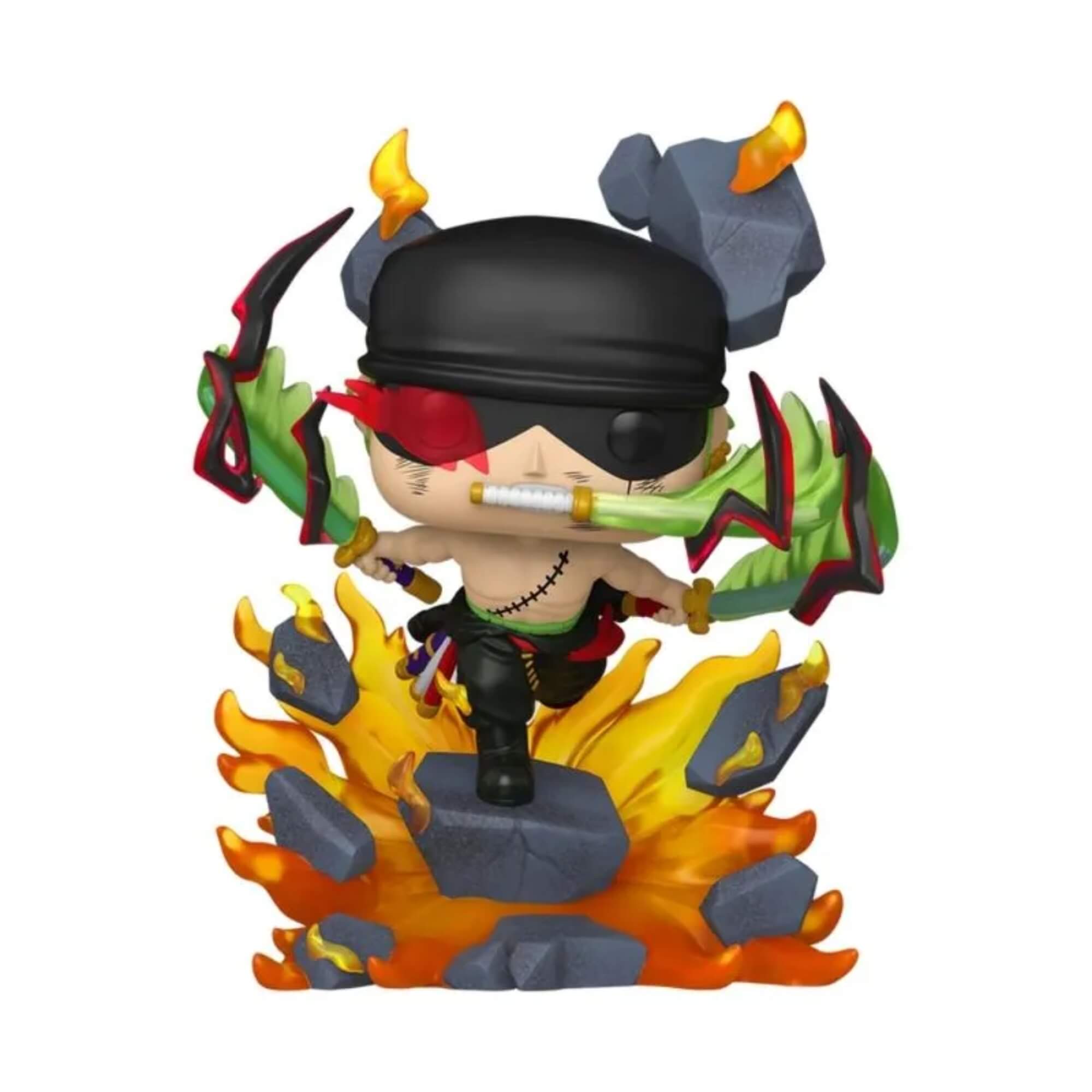 Boneco Funko Pop! Premium One Piece - Zoro (Rei Do Inferno) Candide - 12738