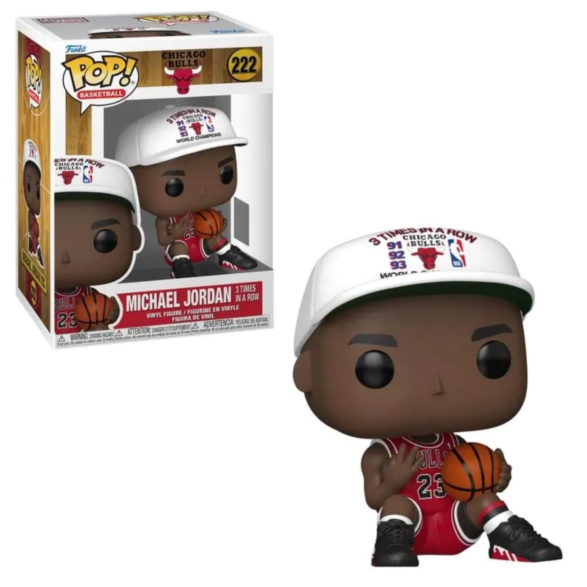 Boneco Funko Pop! NBA Bulls - Michael Jordan (3x Seguidas) Candide - 12767