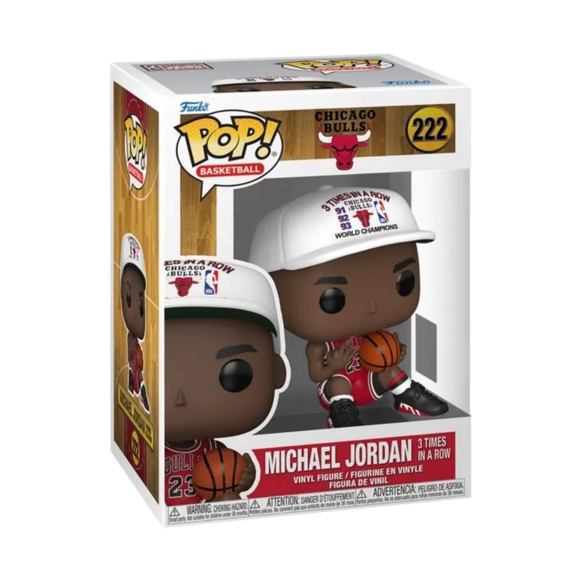 Boneco Funko Pop! NBA Bulls - Michael Jordan (3x Seguidas) Candide - 12767
