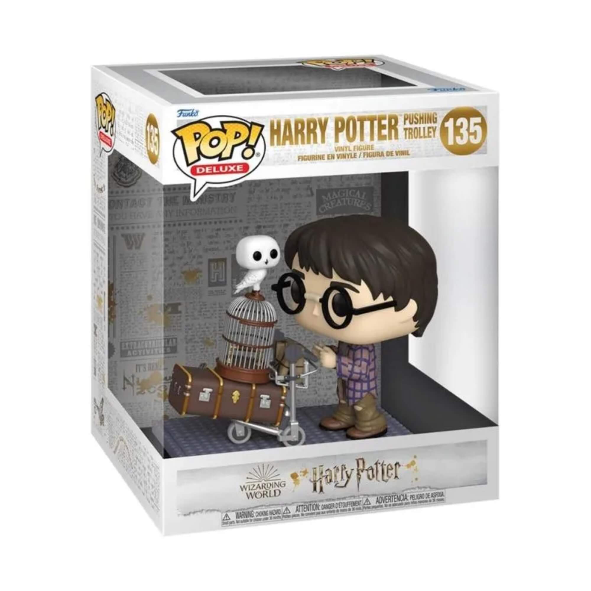 Boneco Funko Pop! Deluxe Harry Potter Empurrando Carrinho Candide - 11310