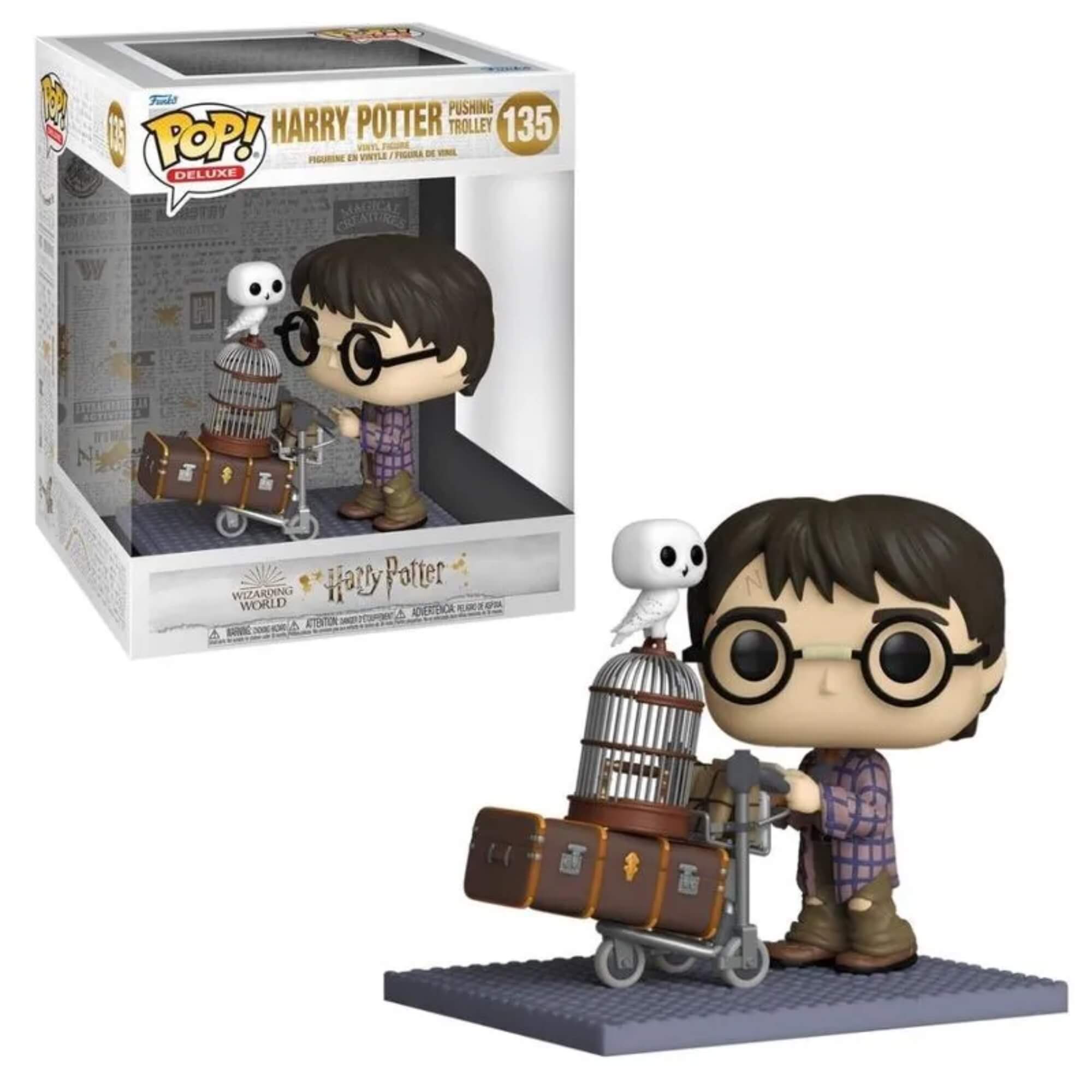 Boneco Funko Pop! Deluxe Harry Potter Empurrando Carrinho Candide - 11310