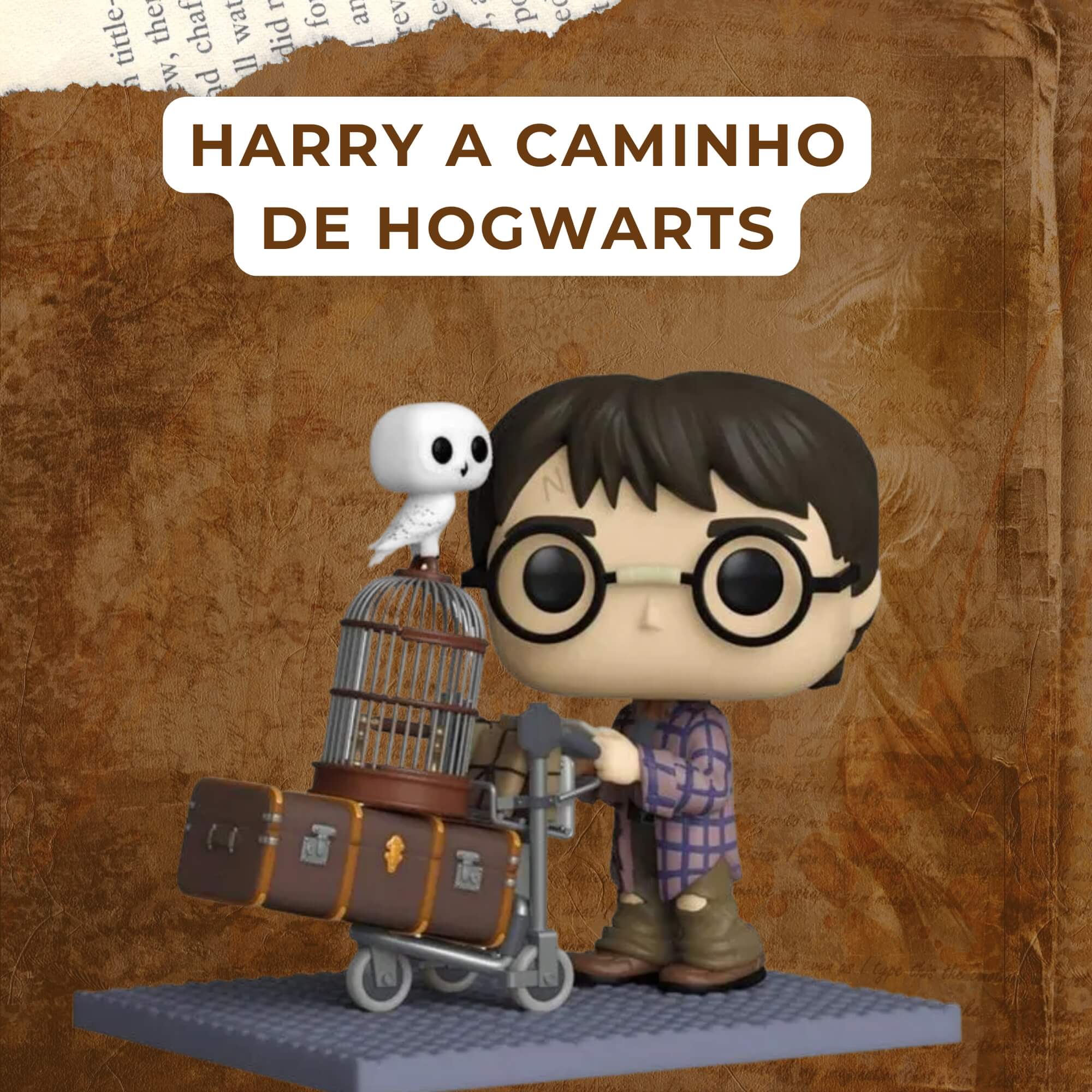 Boneco Funko Pop! Deluxe Harry Potter Empurrando Carrinho Candide - 11310