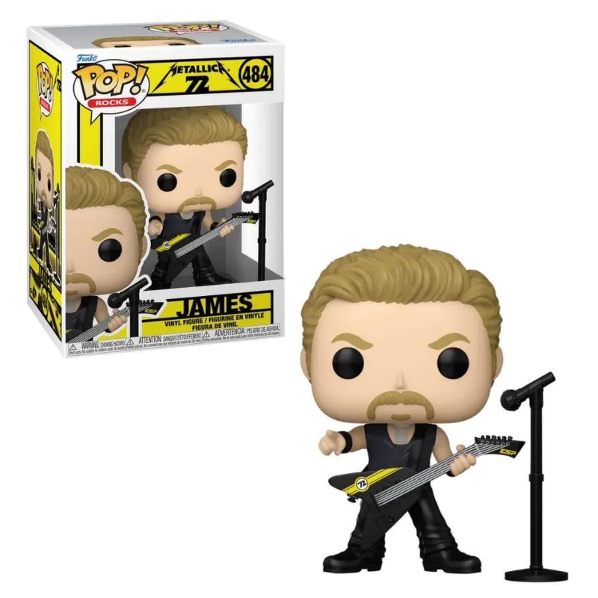 Boneco Funko Pop! Rocks Metallica - James Candide - 12725