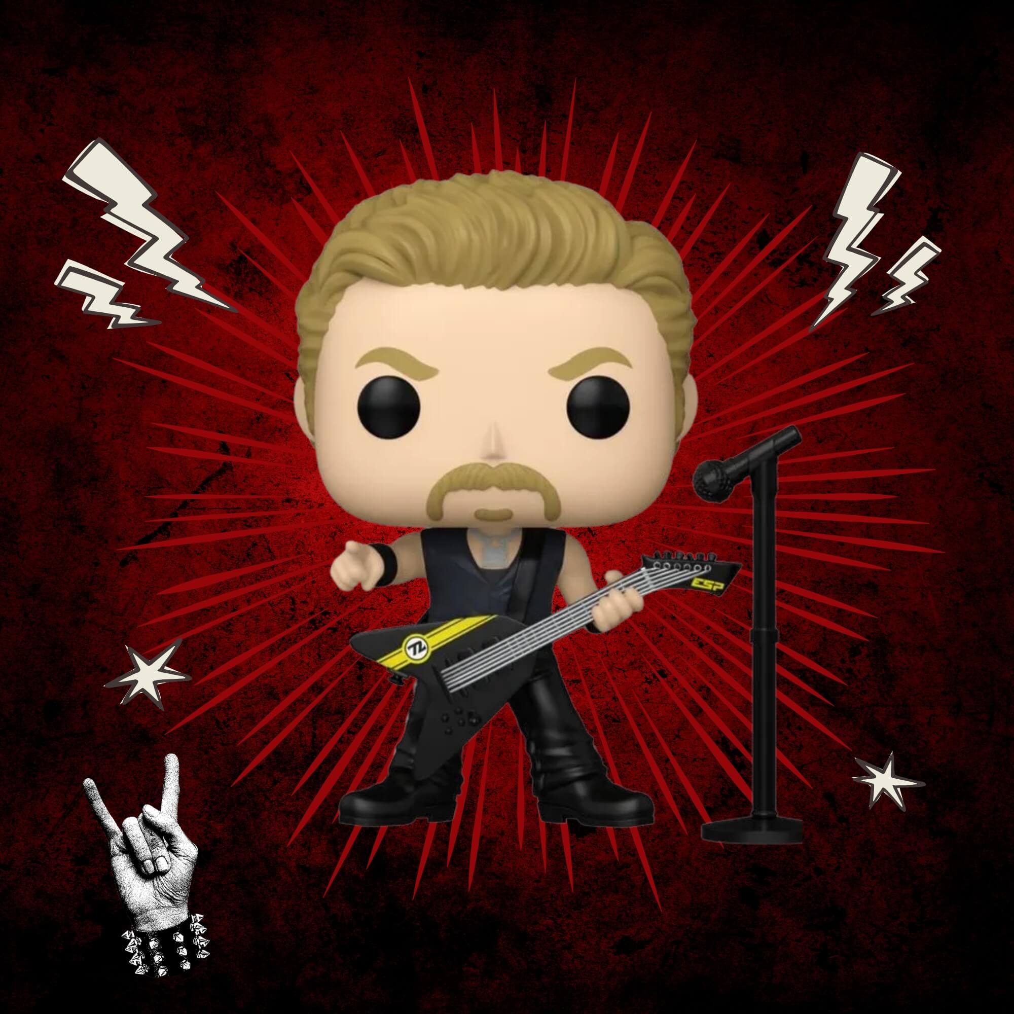 Boneco Funko Pop! Rocks Metallica - James Candide - 12725
