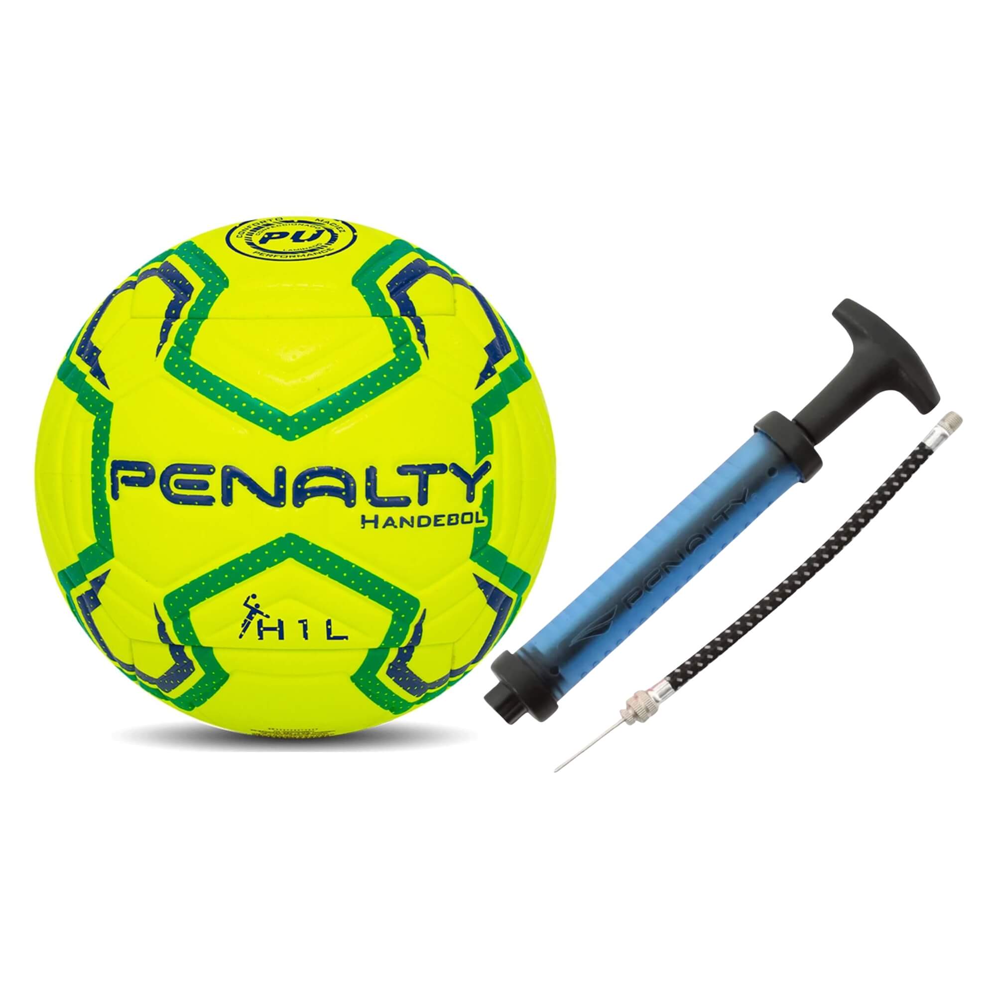 COMP Kit Handball: Bola + Bomba de Ar Esporte Jogo
