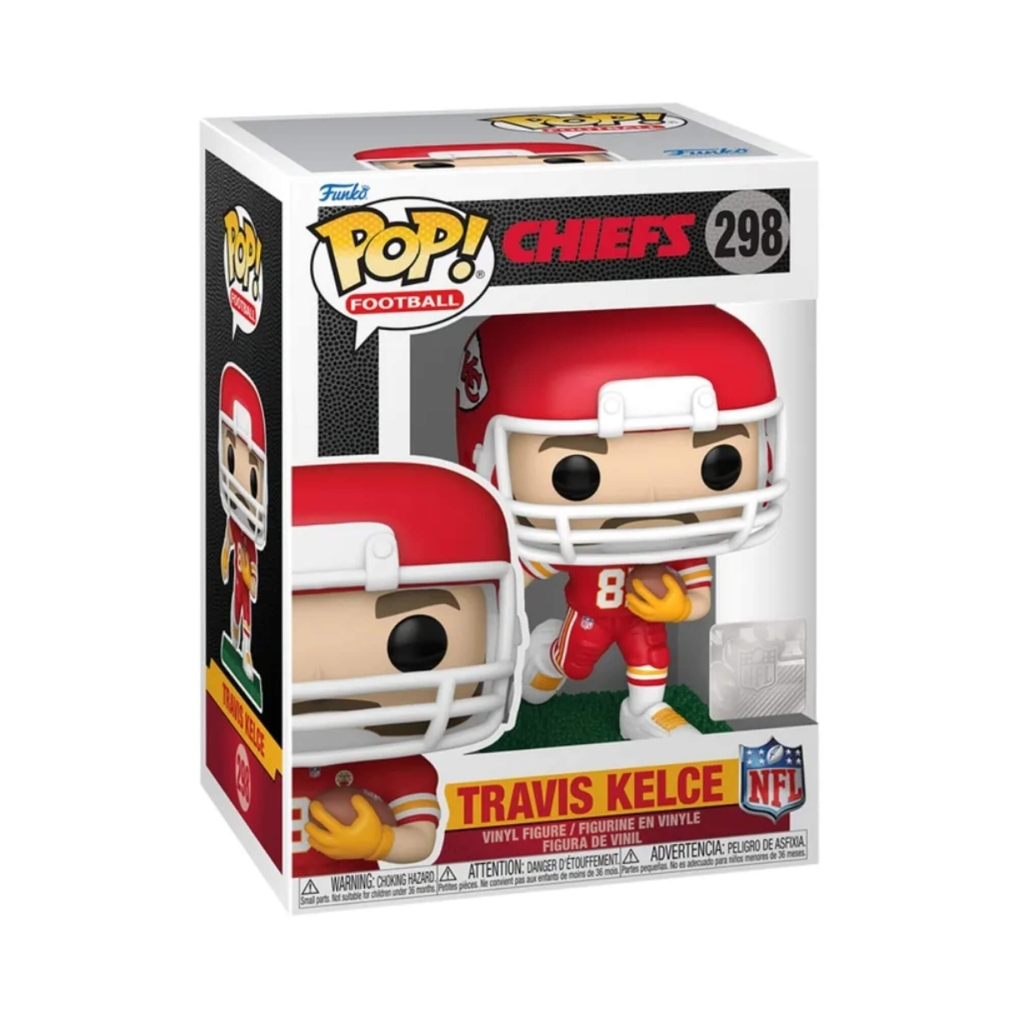 COMP Kit NFL Chiefs Funko Pop! para Coleção - Patrick Mahomes + Travis Kelce