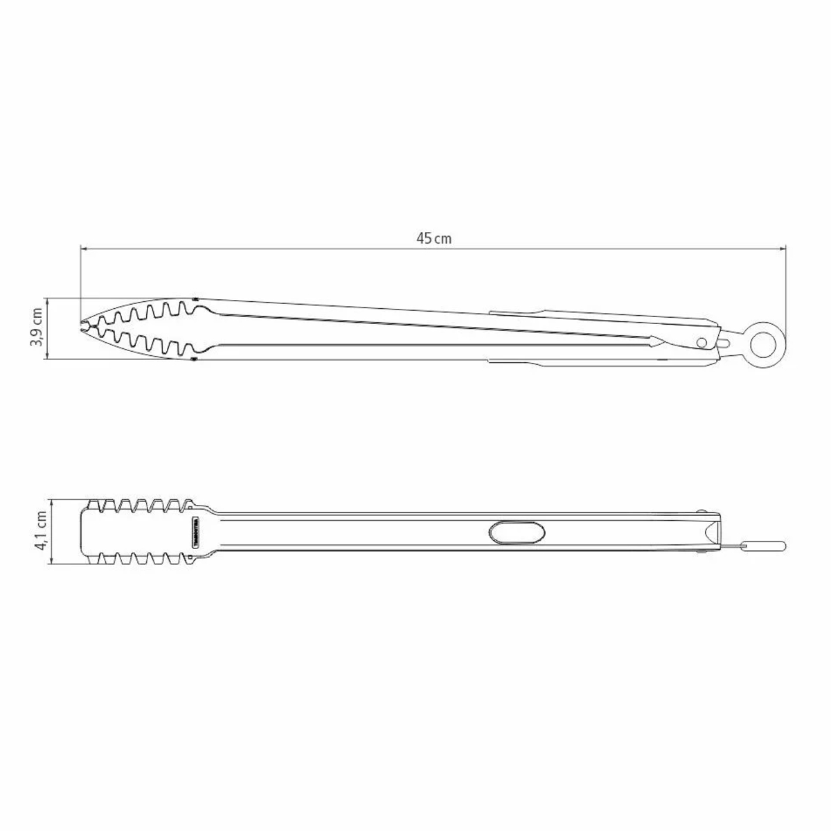 COMP Kit Churrasco Tramontina Grelha + Pegador de Carne