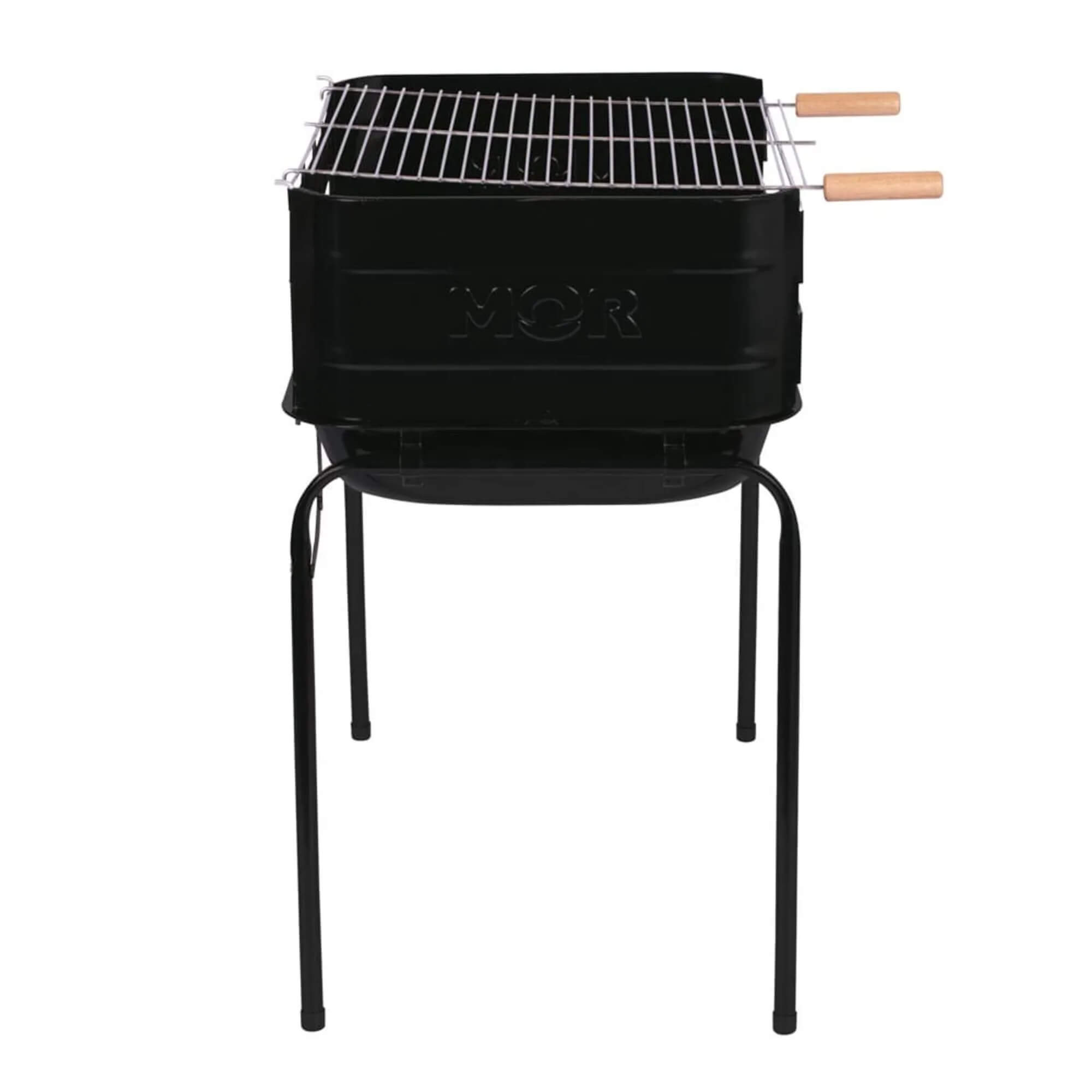 COMP Kit Churrasco Churrasqueira Portátil + Jogo de Talheres Tramontina