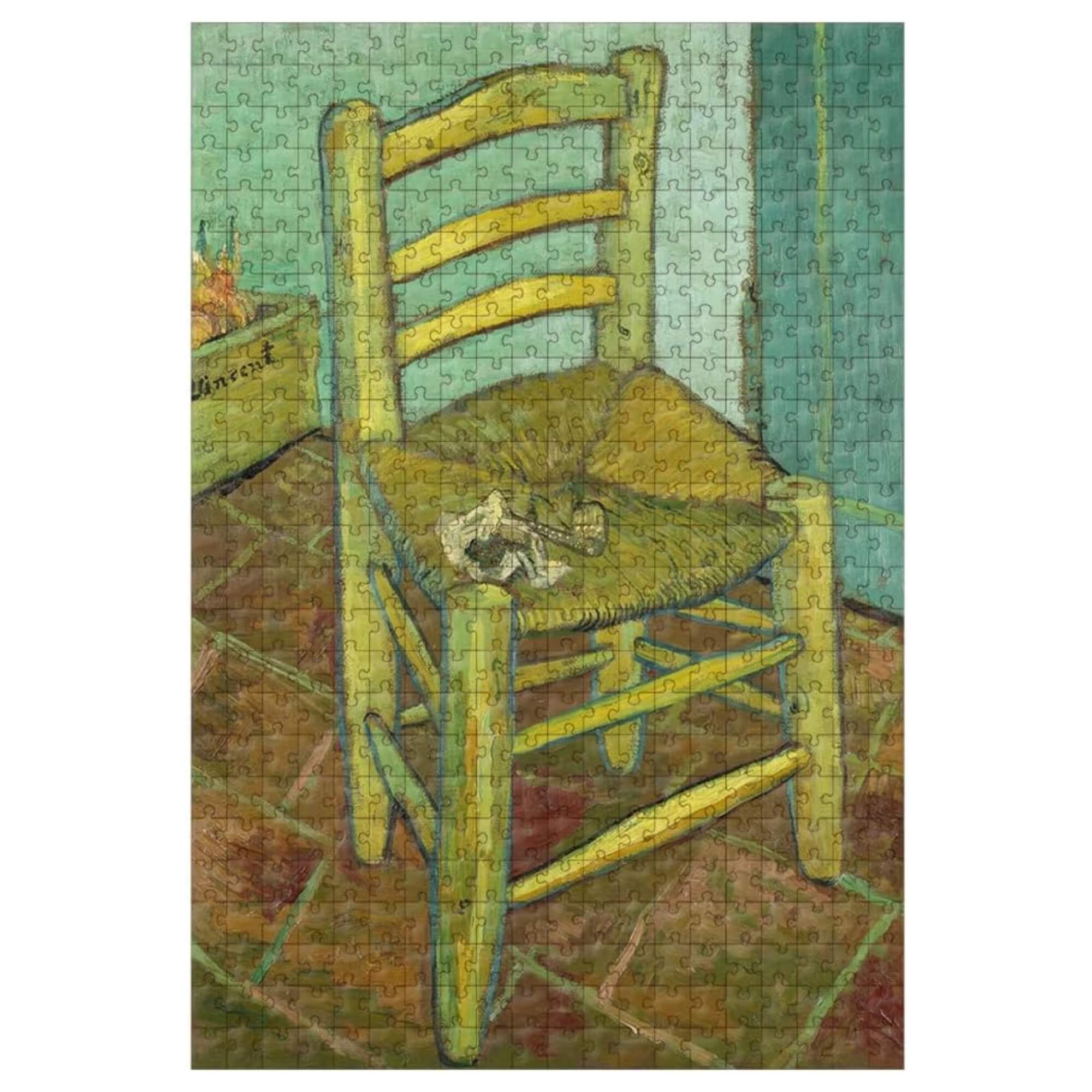 COMP Kit 2 Quebra Cabeças de 500 Peças: Van Gogh Cadeira + Mona Lisa - Mimo Toys