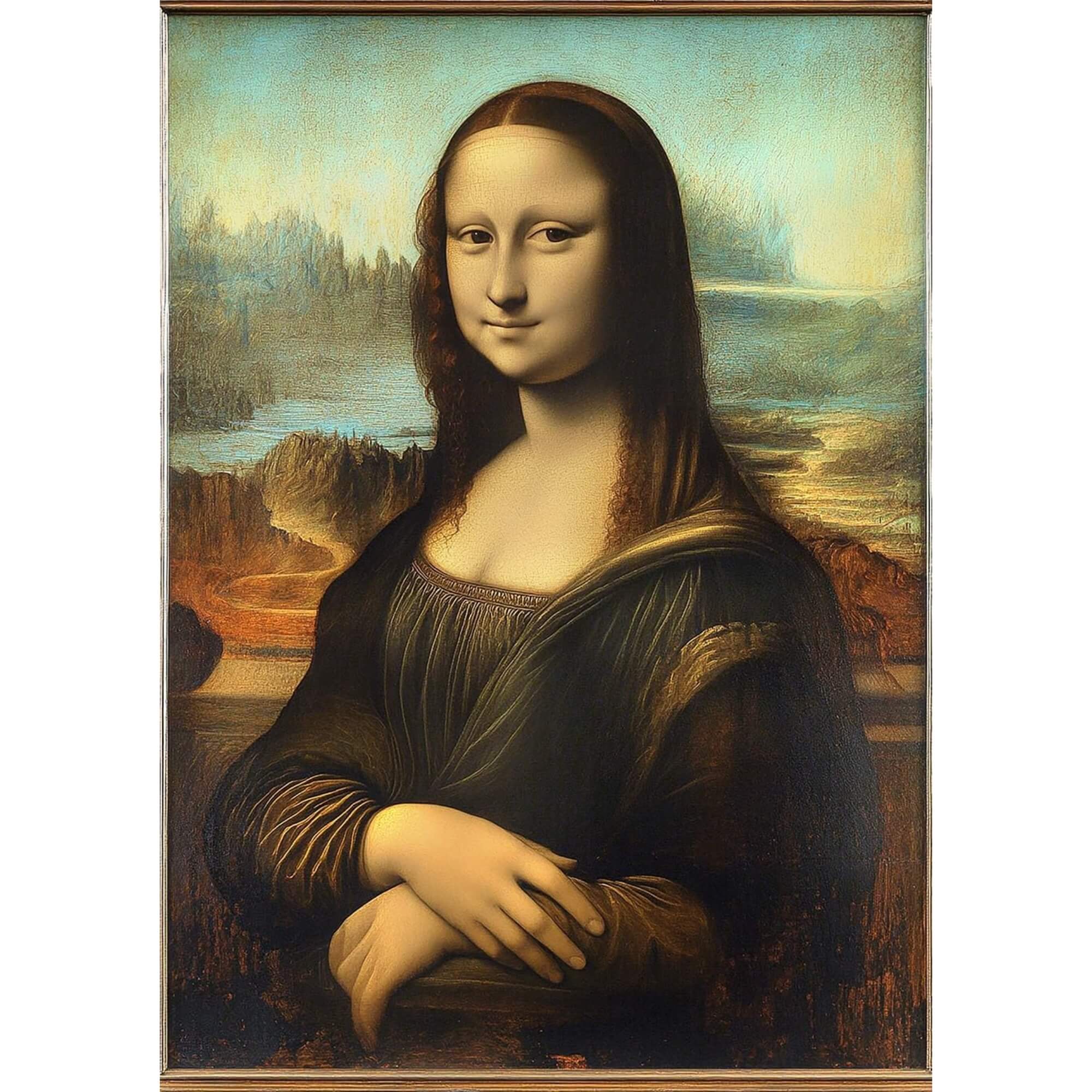 COMP Kit 2 Quebra Cabeças de 500 Peças: Van Gogh Cadeira + Mona Lisa - Mimo Toys