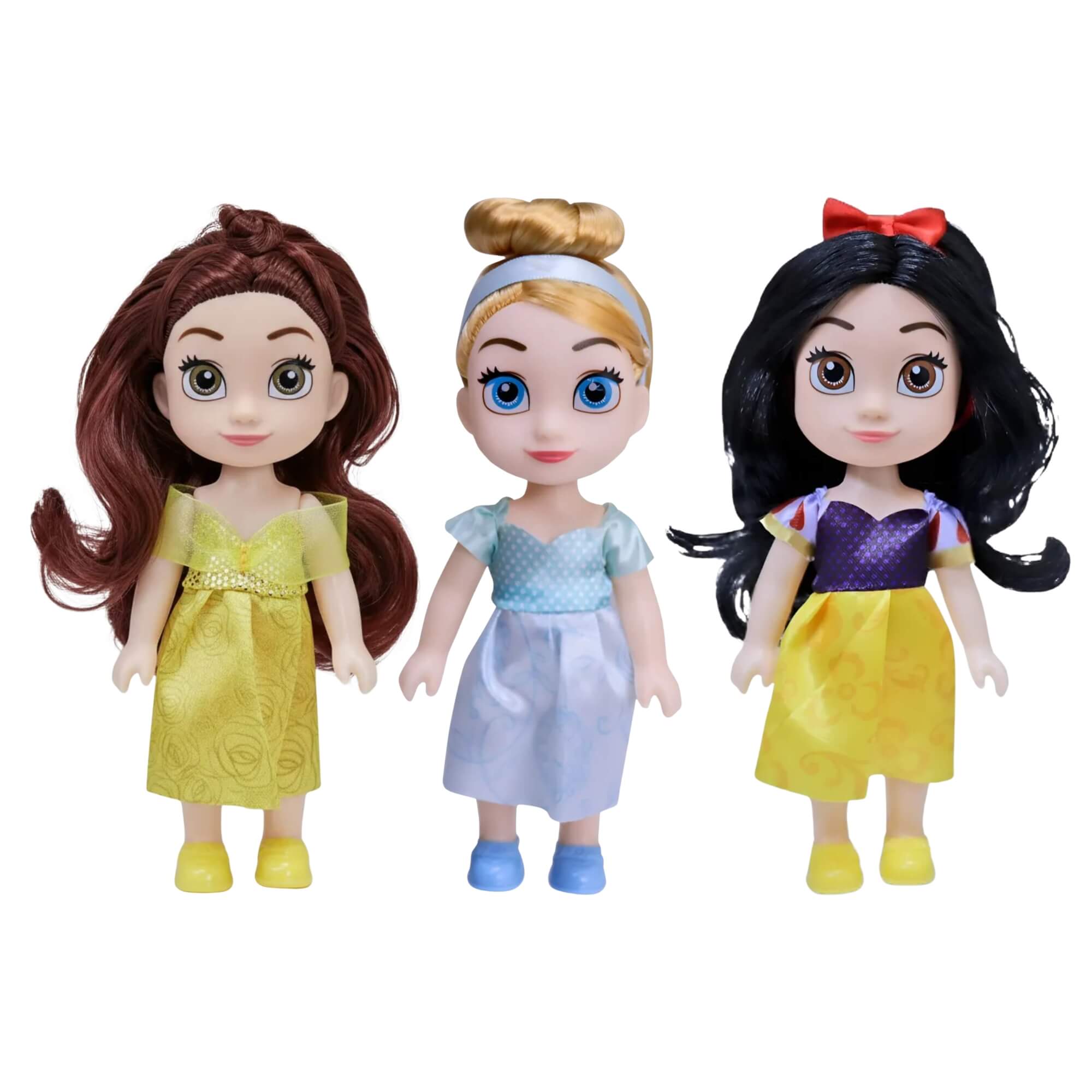 COMP Kit Bonecas Disney Bela + Cinderela + Branca de Neve para Coleção