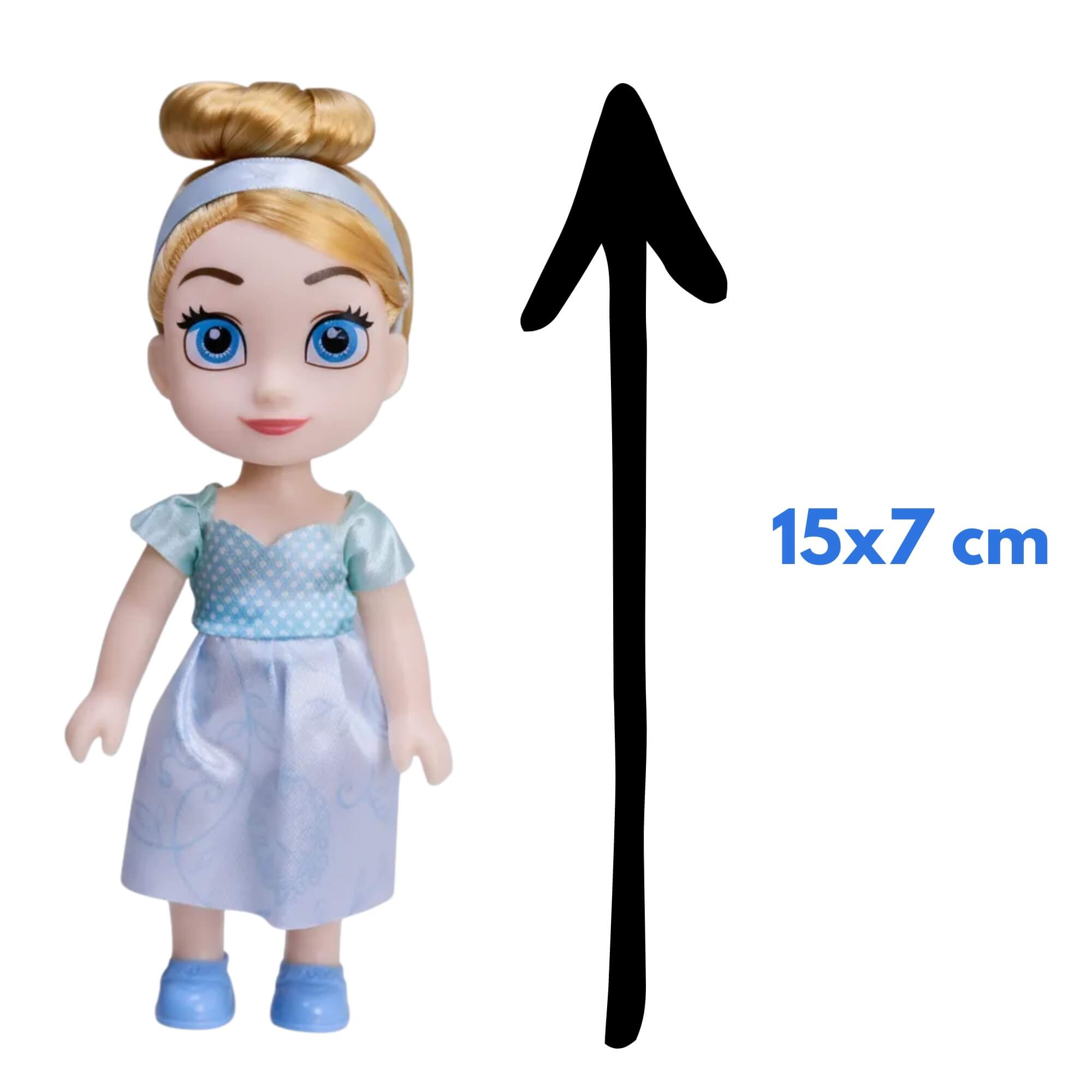 COMP Kit Bonecas Disney Bela + Cinderela + Branca de Neve para Coleção