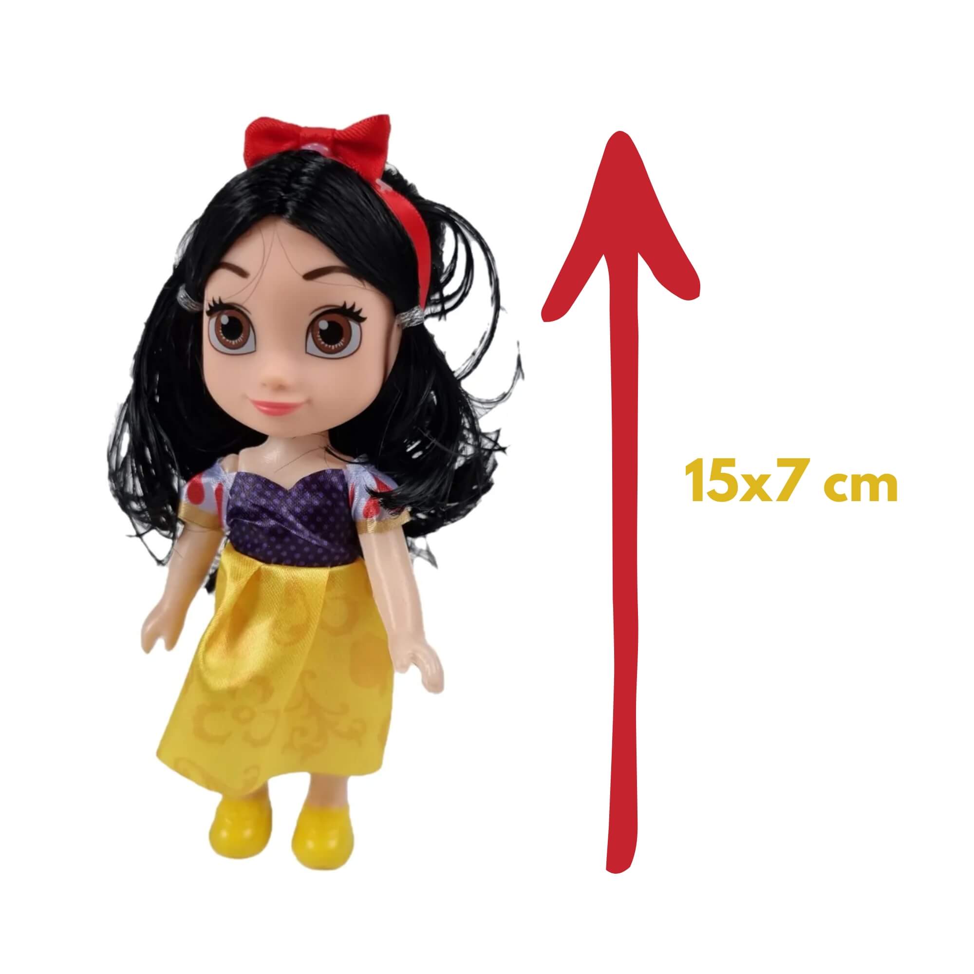 COMP Kit Bonecas Disney Bela + Cinderela + Branca de Neve para Coleção