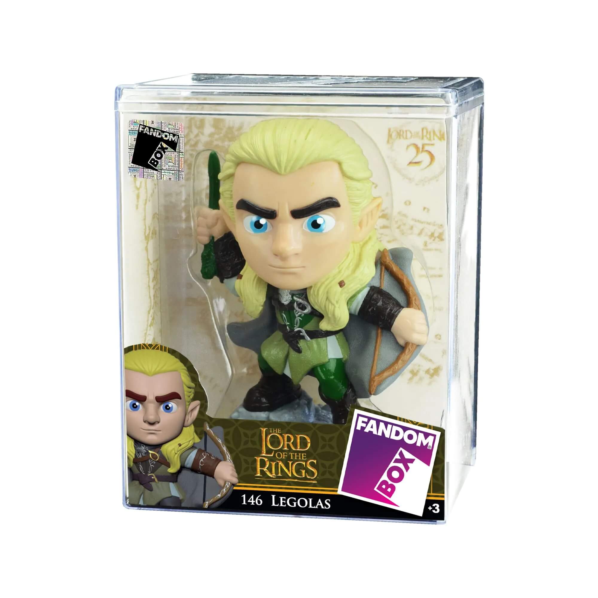 Fandom Box Senhor dos Anéis - Légolas Boneco Colecionável Material Vinil Atóxico Lider - 3848