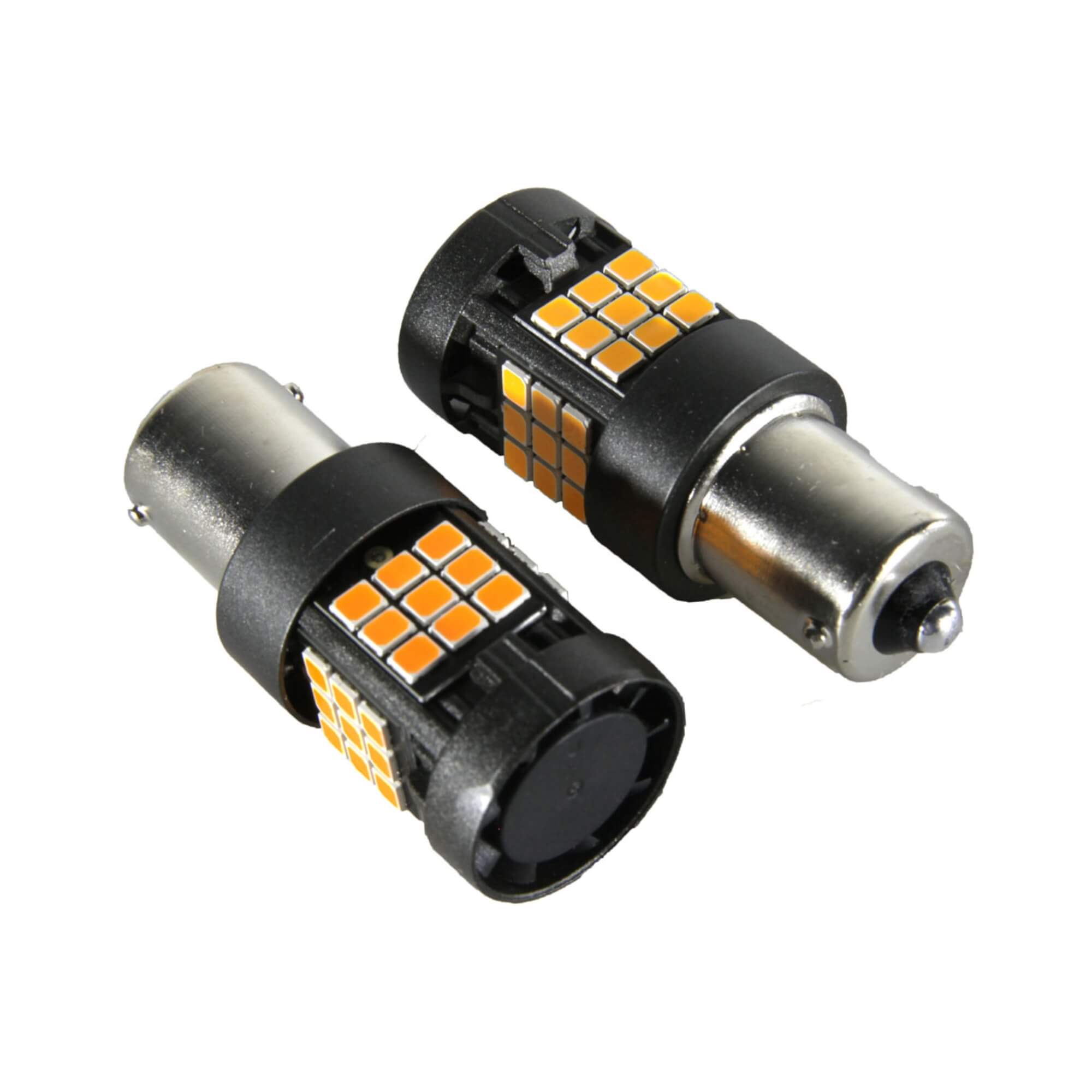 LED 1156 Canbus - 36 LEDS - 2835 1 Polo 12V Laranja Shocklight - SLL-1156CB-LR