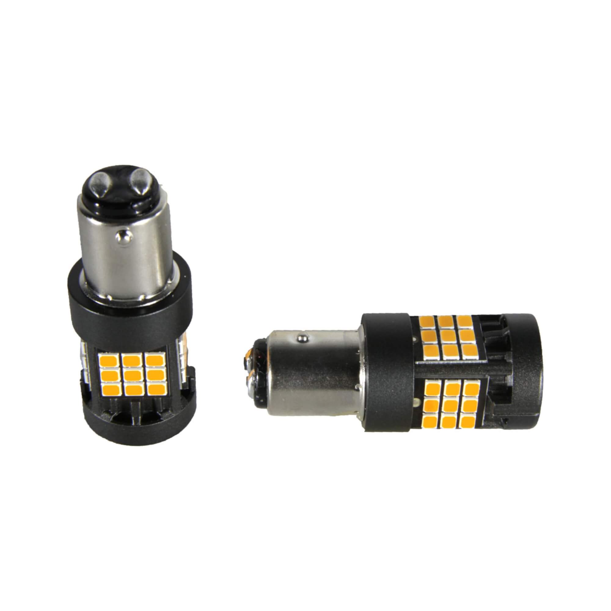 LED 1157 Canbus - 36 LEDS - 2835 2 Polos 12V Laranja Shocklight - SLL-1157CB-LR