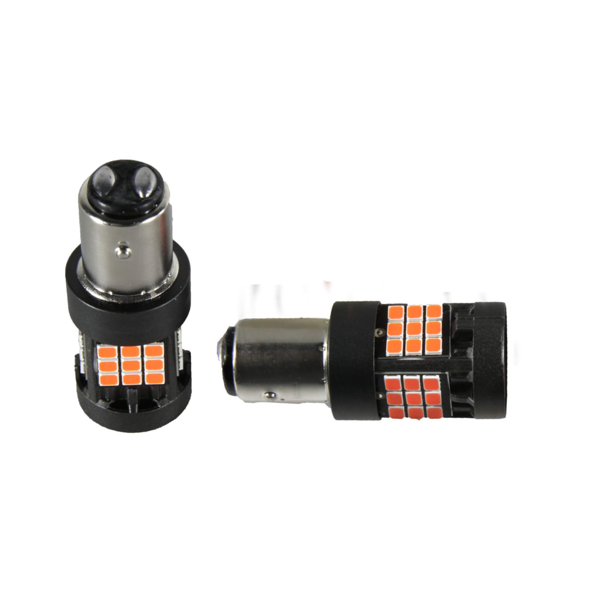 LED 1157 Canbus - 36LEDS- 2835 2 Polos 12V Vermelho Shocklight - SLL-1157CB-VM