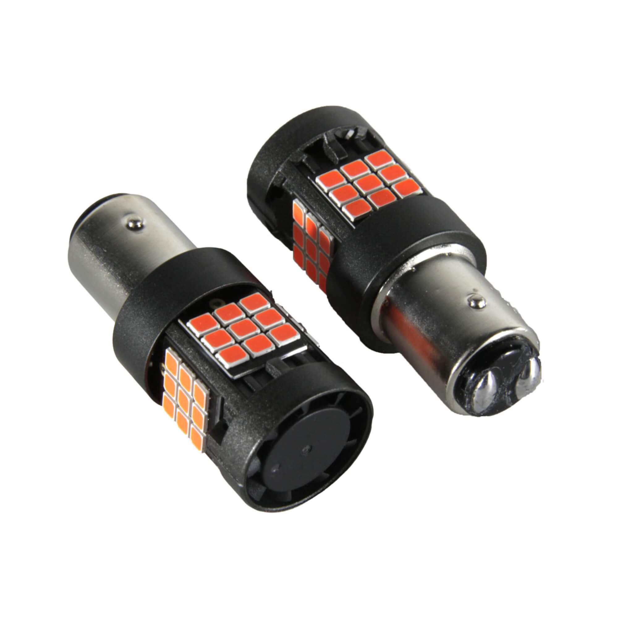LED 1157 Canbus - 36LEDS- 2835 2 Polos 12V Vermelho Shocklight - SLL-1157CB-VM