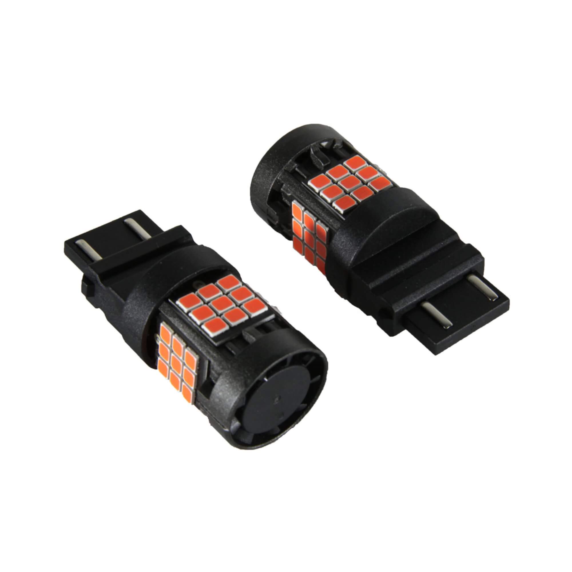 LED T25 3157 Canbus- 36 LEDS - 2835 2 Polos 12V Vermelho Shocklight - SLL-3157CB-VM