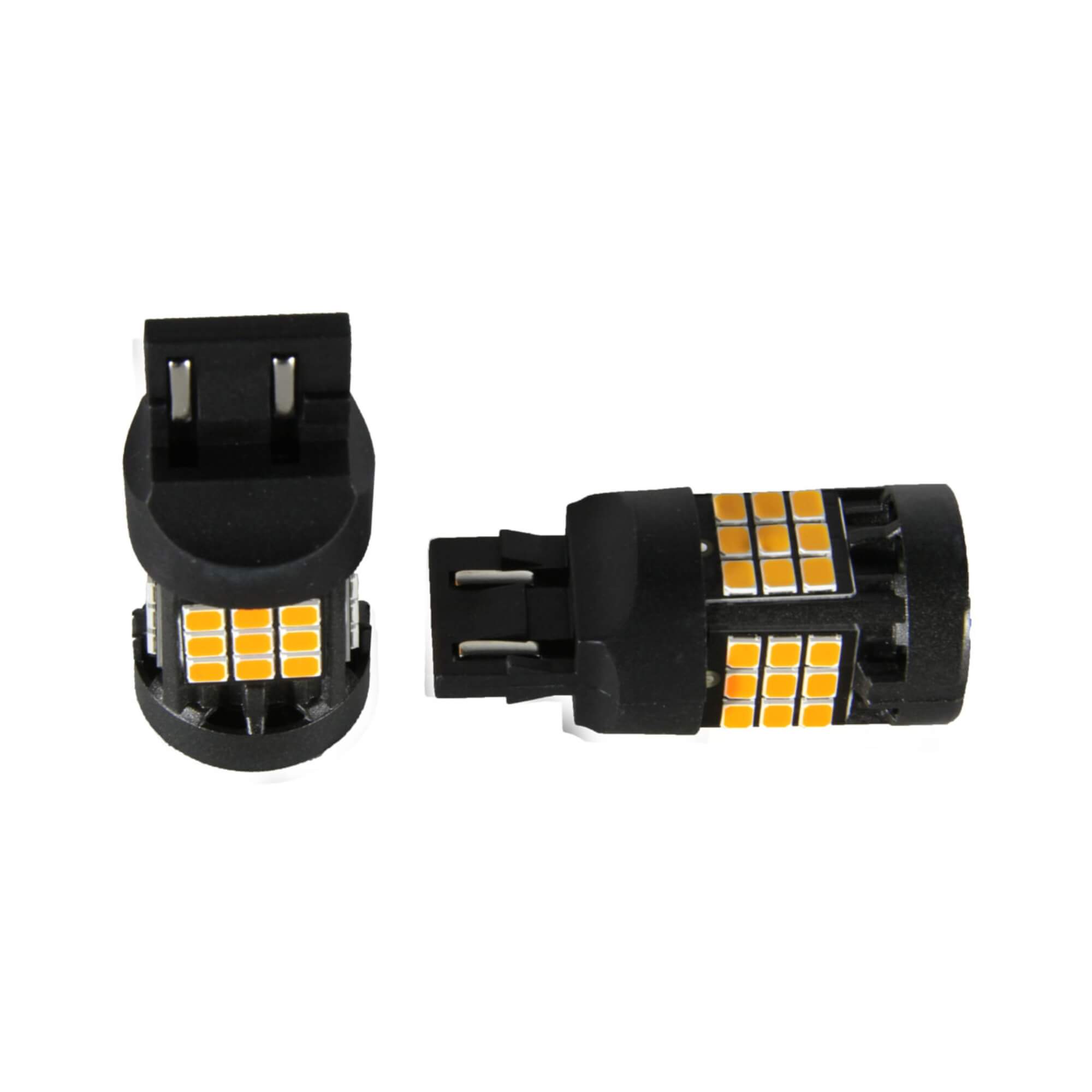 LED T20/7443 Canbus - 36 LEDS - 2835 2 Polos 12V Laranja Shocklight - SLL-7443CB-LR