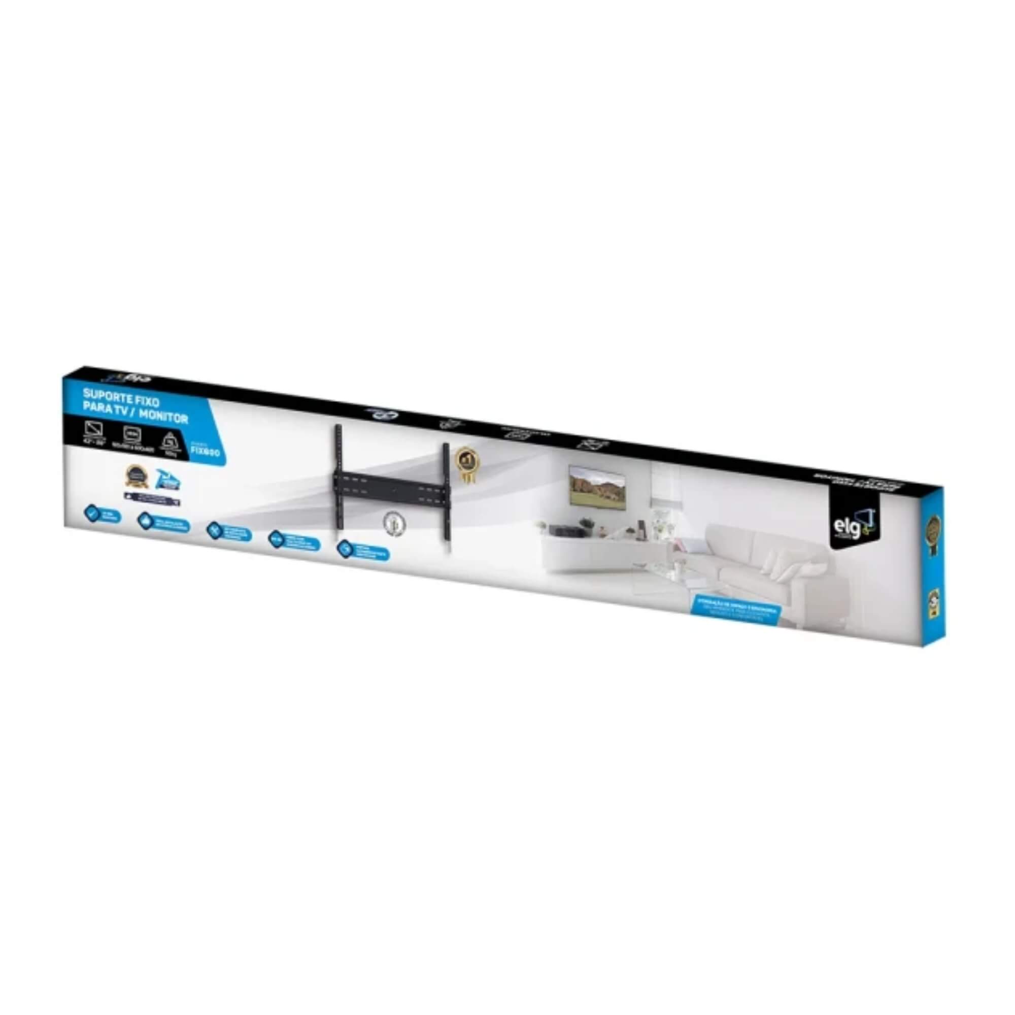 COMP Antena Smart View + Suporte Fixo para Tvs de 42" a 86" ELG