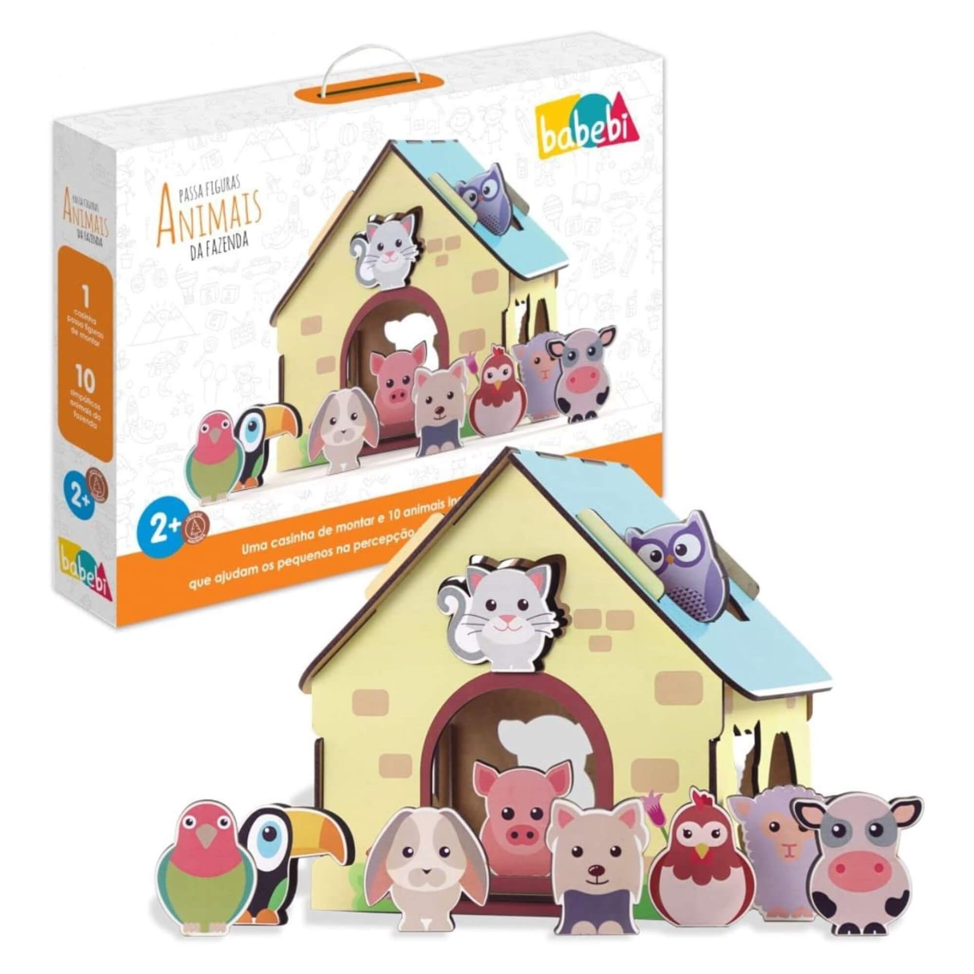 COMP Kit Brinquedos Educativos Aprendizado - Alfabetização e Animais