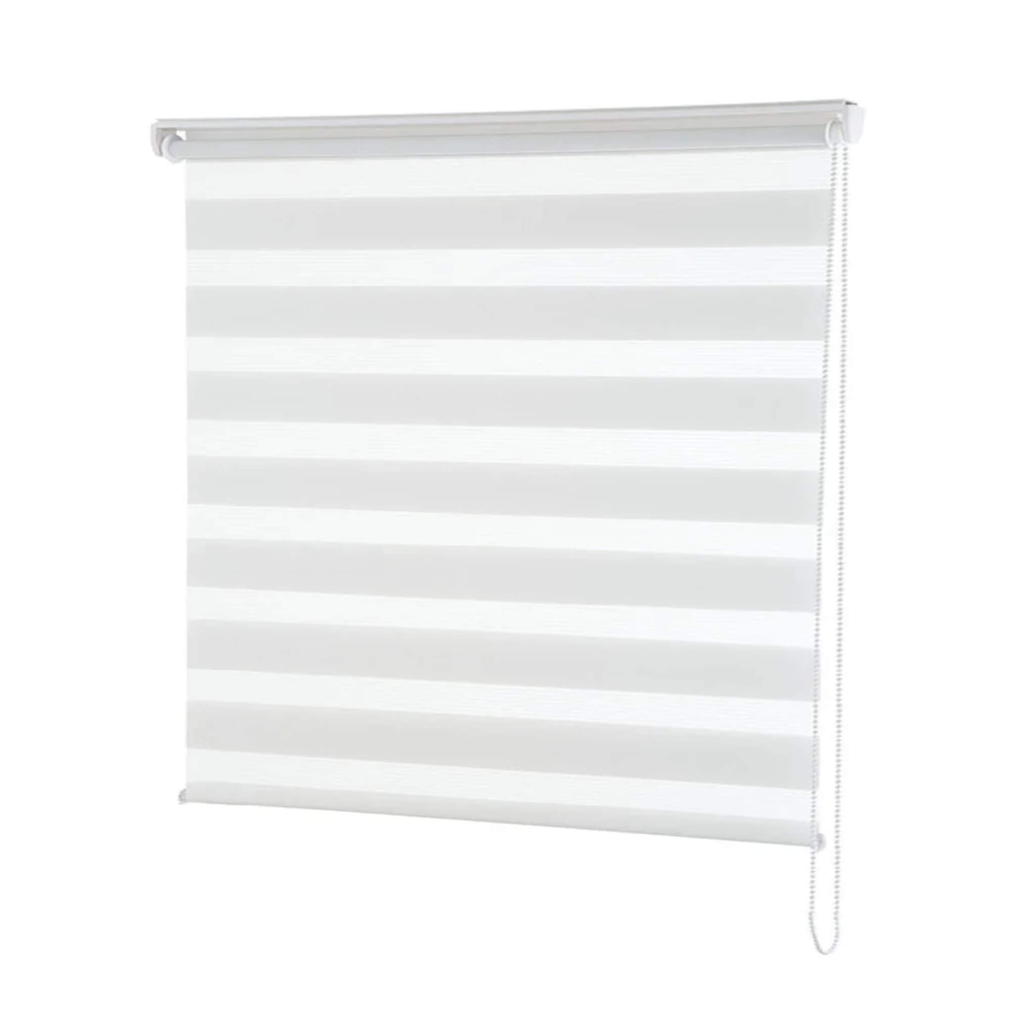 Zebra Persiana Rolo Dupla 160X160 Branca Conthey Evolux - N2004463A