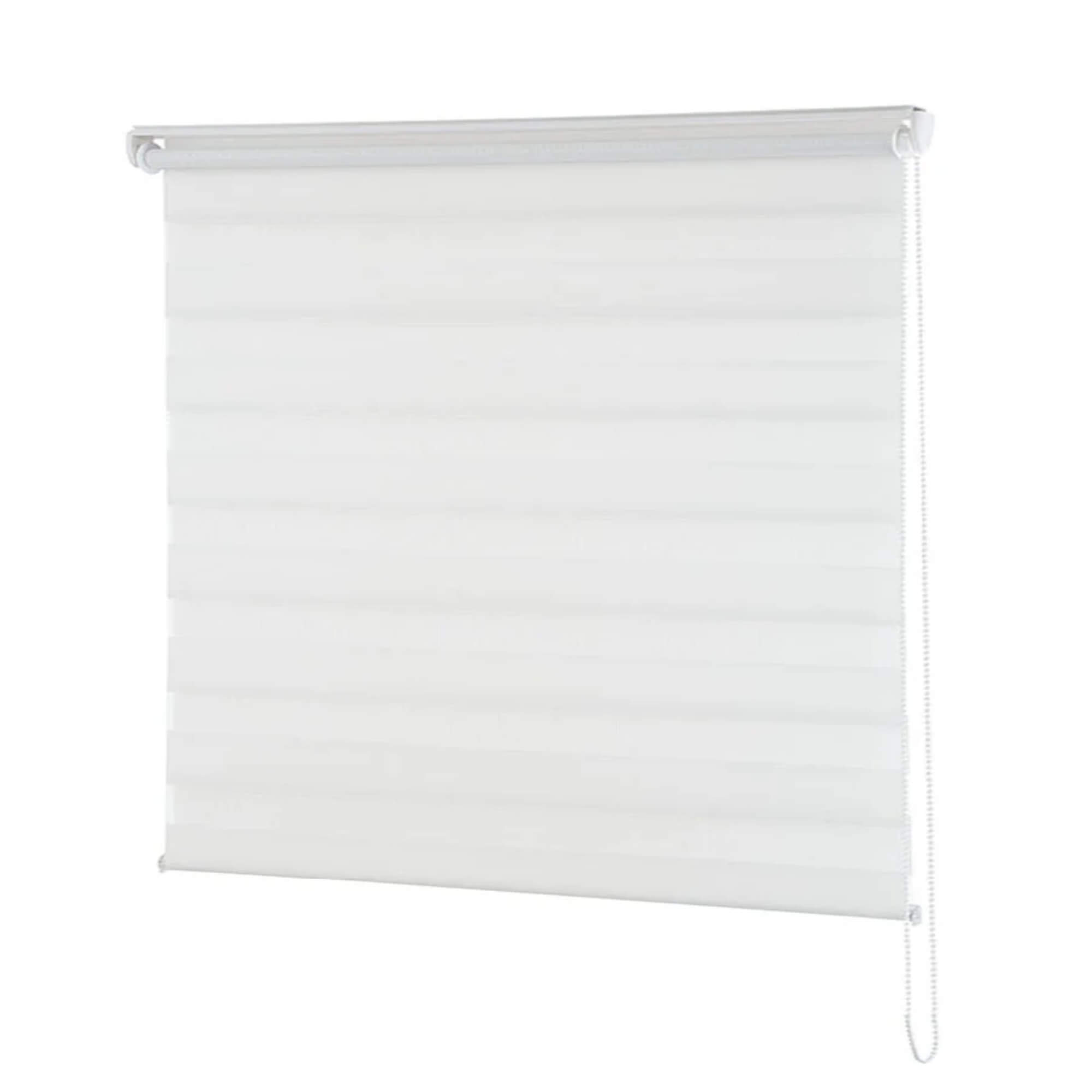 Zebra Persiana Rolo Dupla 160X160 Branca Conthey Evolux - N2004463A