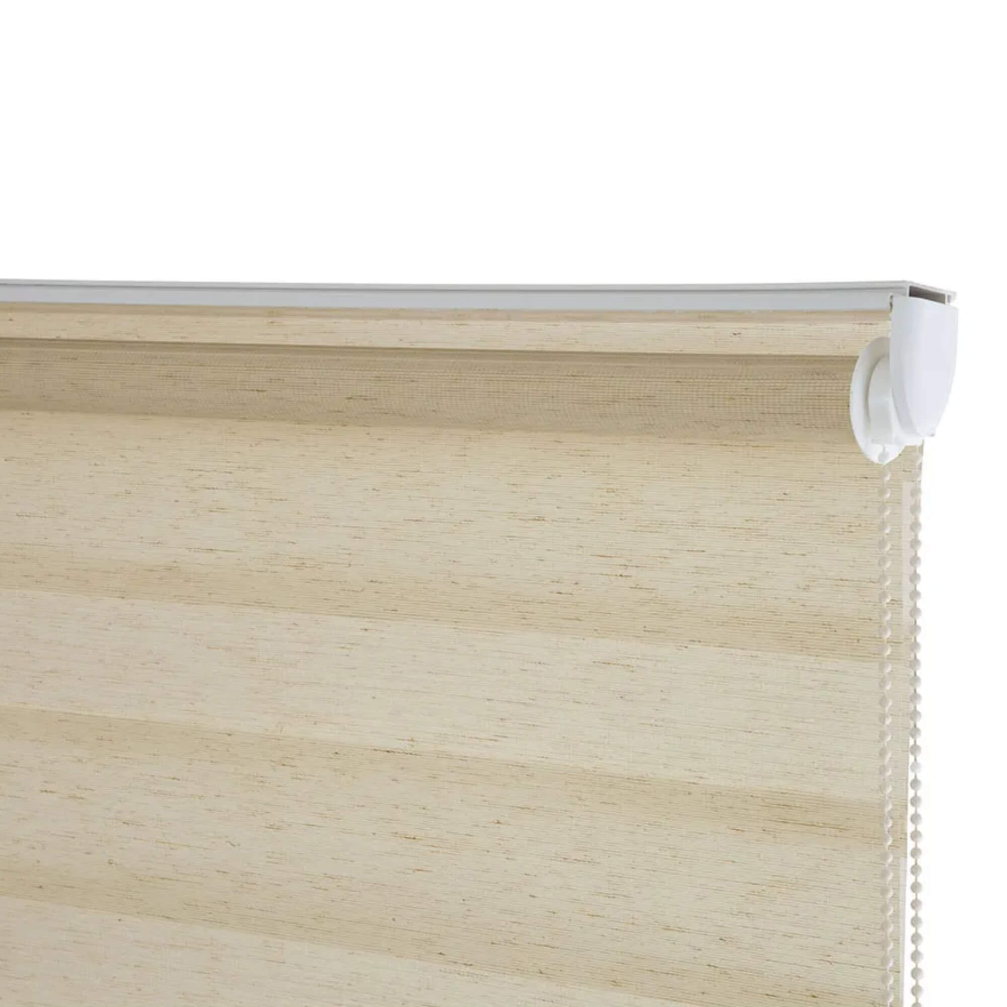 Zebra Persiana Rolo Dupla 120X260 Bege Linho Conthey Evolux - N2400633C