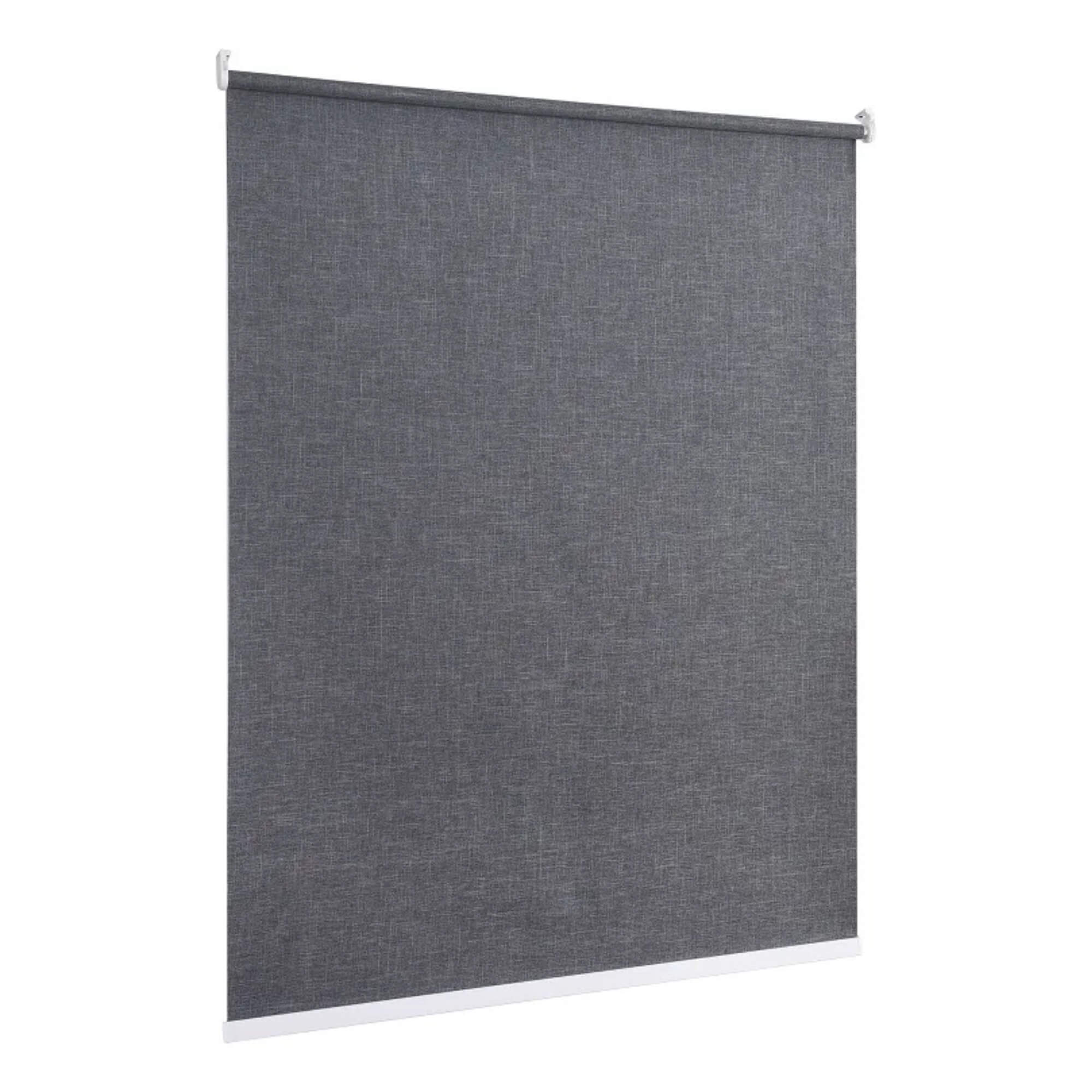 Bloom Persiana Blackout Linho Cinza Escuro 160X160 Conthey Evolux - N2306125