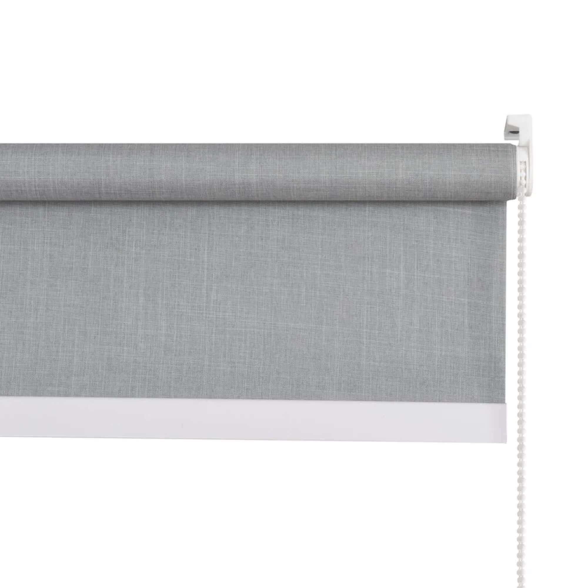 Bloom Persiana Blackout Linho Cinza Claro 140X160 Conthey Evolux - N2306128