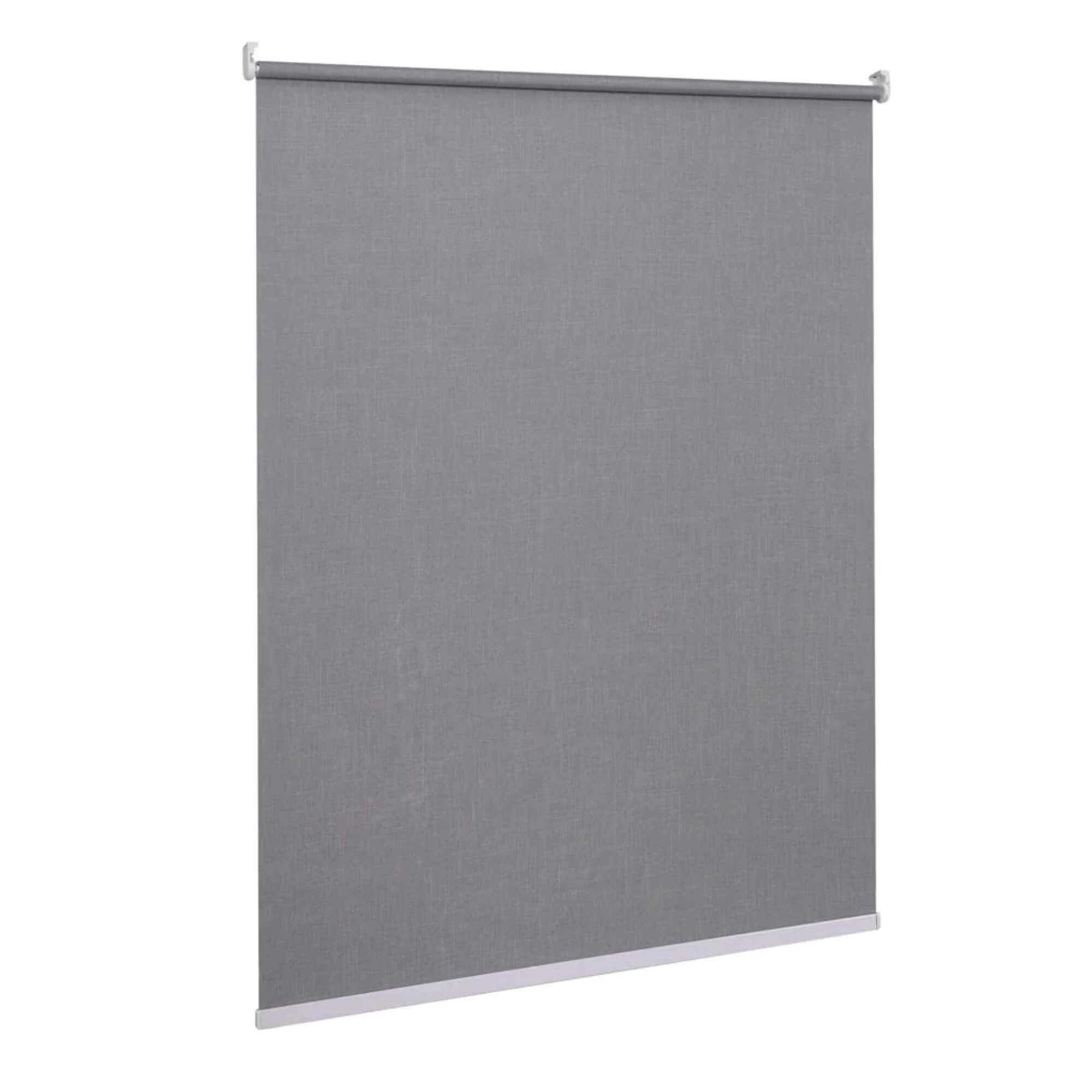 Bloom Persiana Blackout Linho Cinza Claro 160X160 Conthey Evolux - N2306129