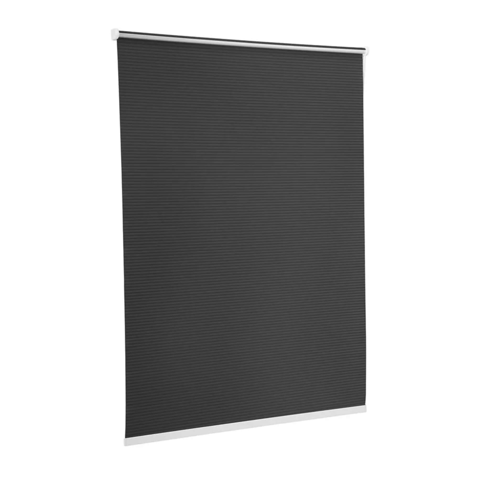 Persiana Corta Luz Noblesse 160x160 Preta Conthey Evolux - N2306187D