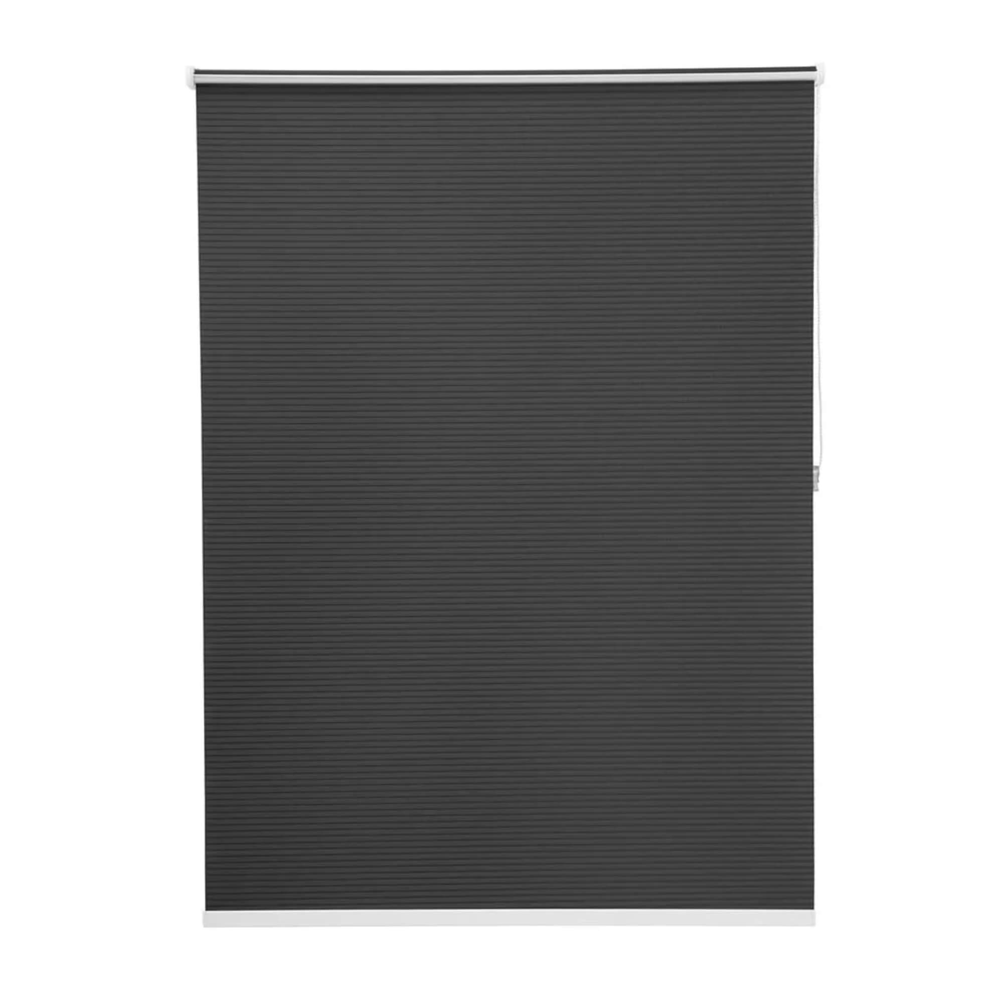 Persiana Corta Luz Noblesse 160x160 Preta Conthey Evolux - N2306187D